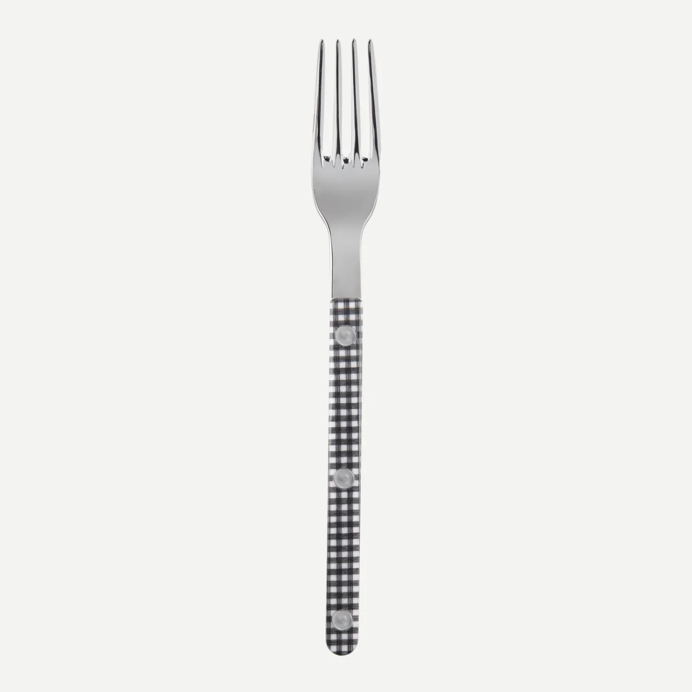 Sabre Paris Bistrot Gingham, Black | Salad Fork