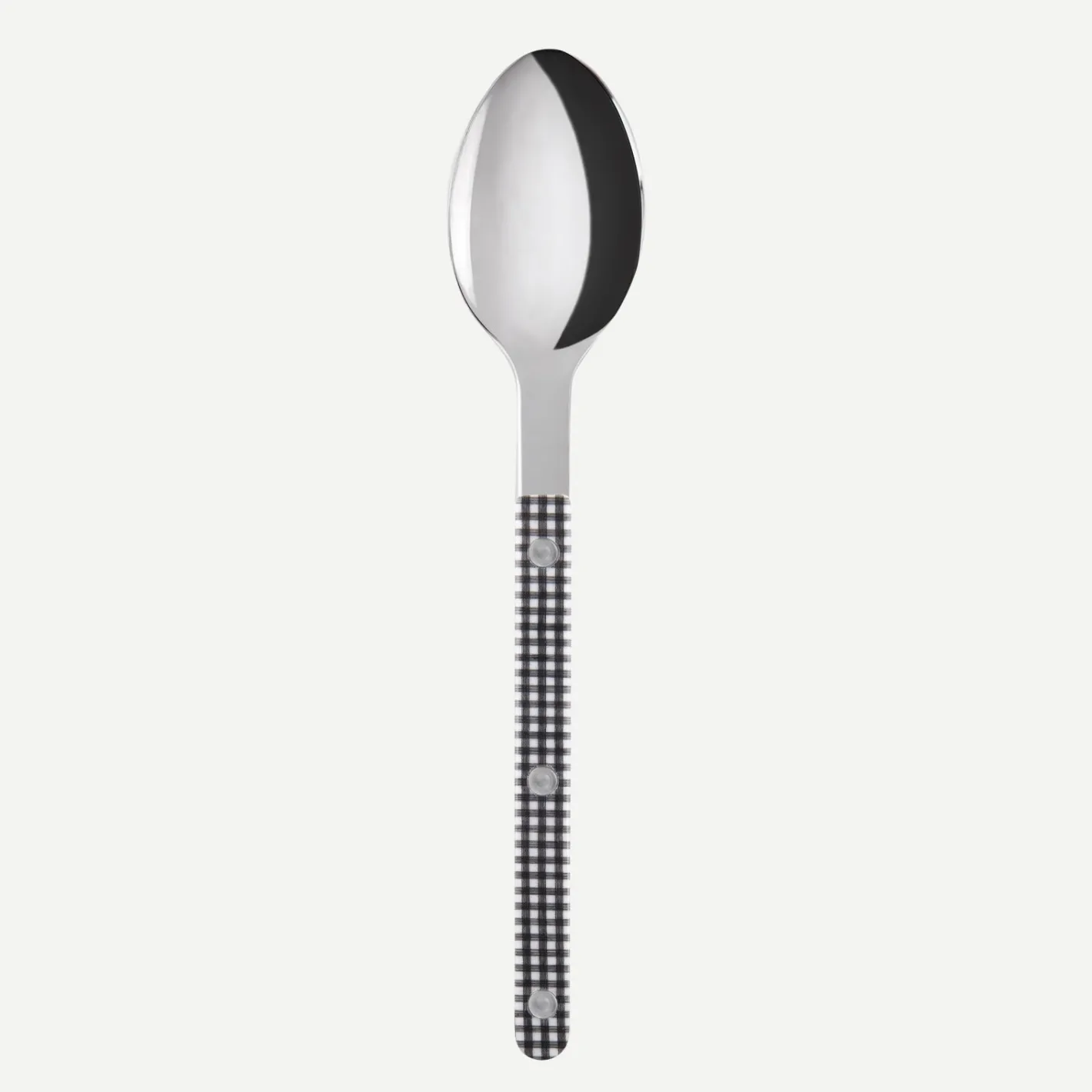 Sabre Paris Bistrot Gingham, Black | Soup Spoon