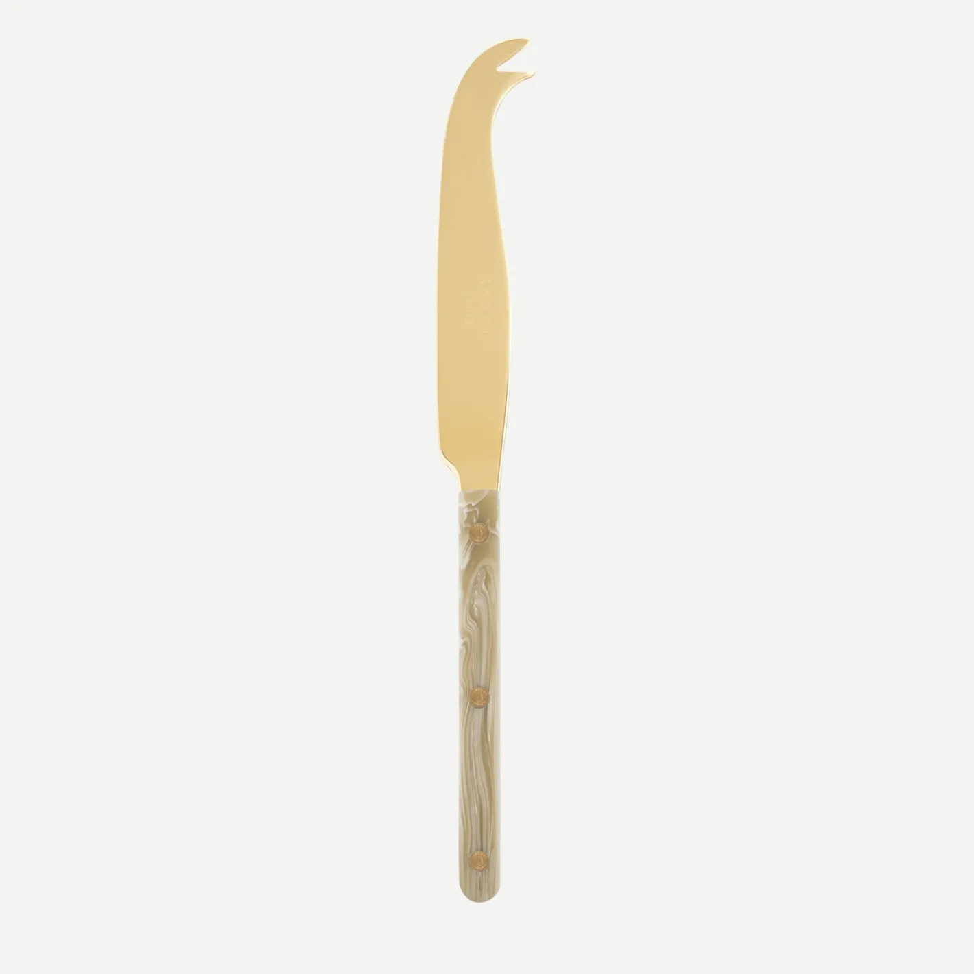 Sabre Paris Bistrot Gold Horn, Faux Horn | Cheese Knife