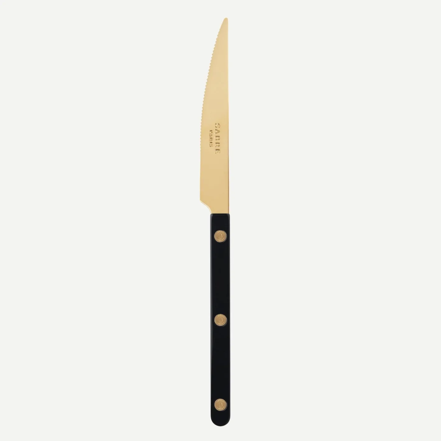 Sabre Paris Bistrot Gold Solid, Black | Dessert Knife