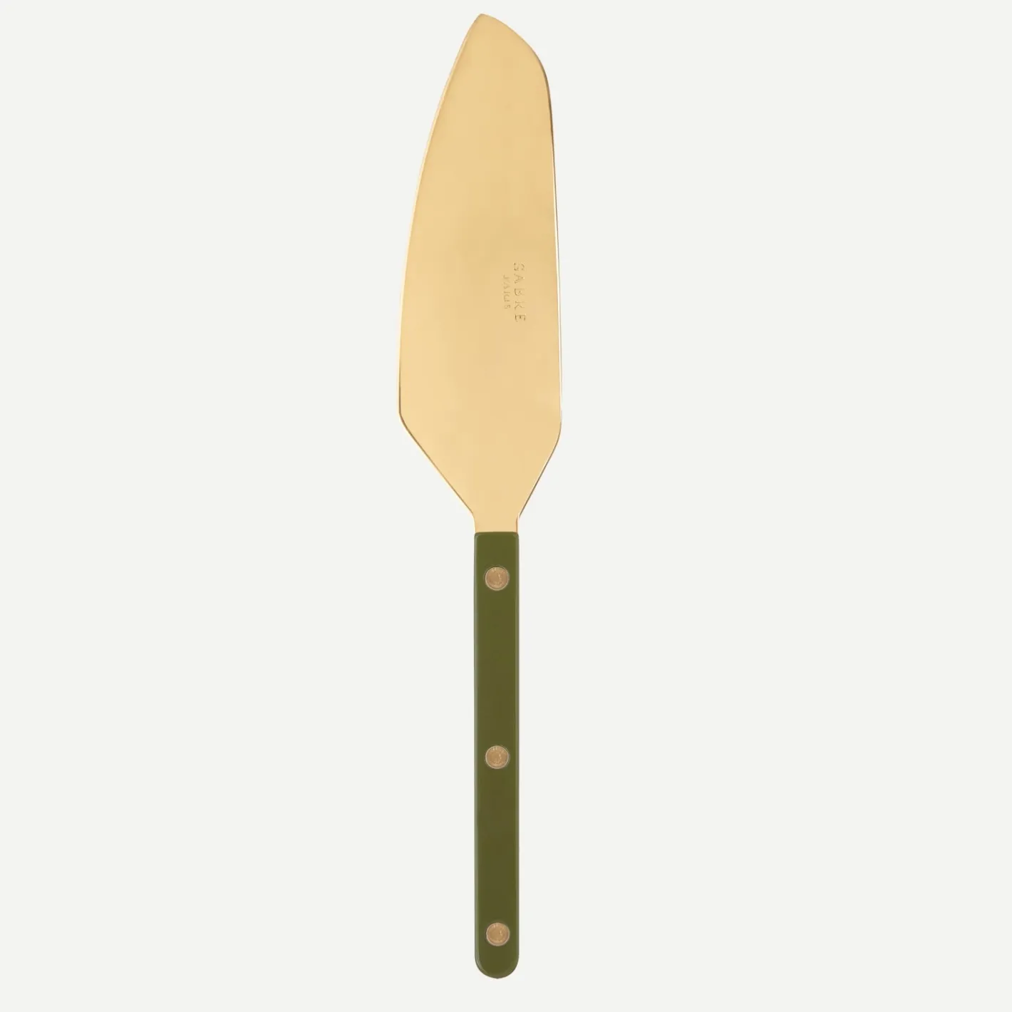 Sabre Paris Bistrot Gold Solid, Green fern | Tart Slicer