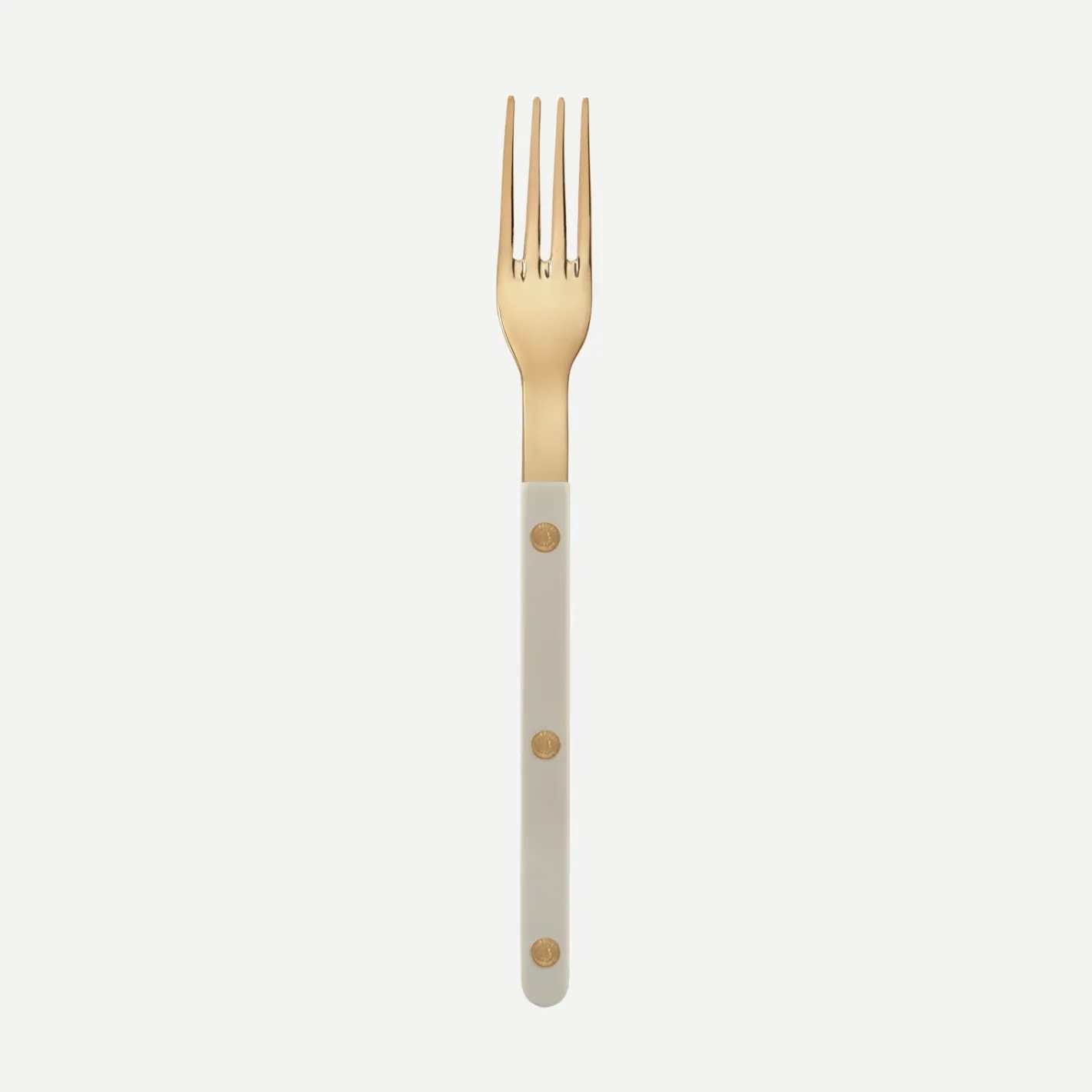 Sabre Paris Bistrot Gold Solid, Light kaki | Salad Fork
