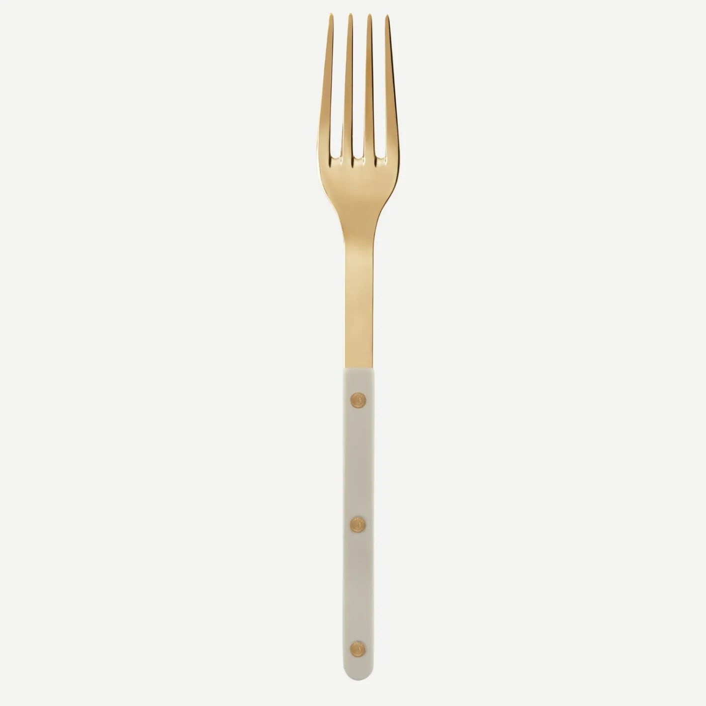 Sabre Paris Bistrot Gold Solid, Light kaki | Serving Fork