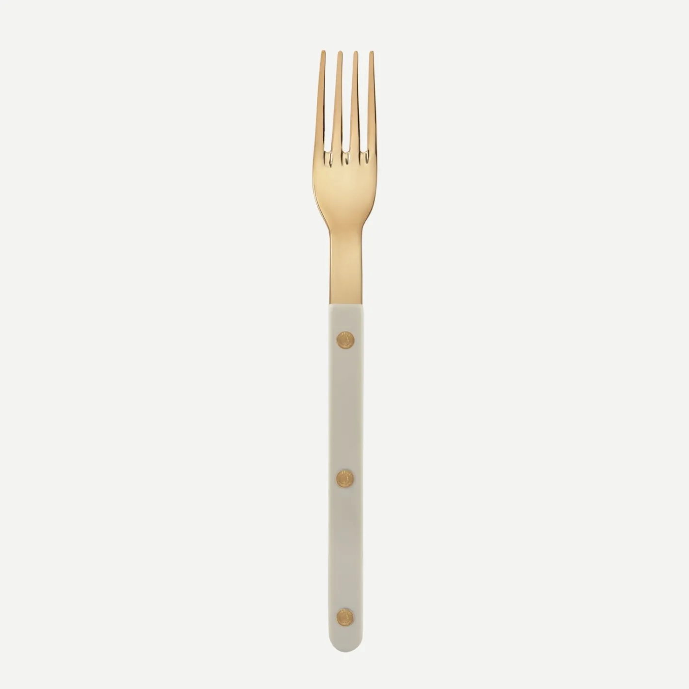 Sabre Paris Bistrot Gold Solid, Light kaki | Dinner Fork