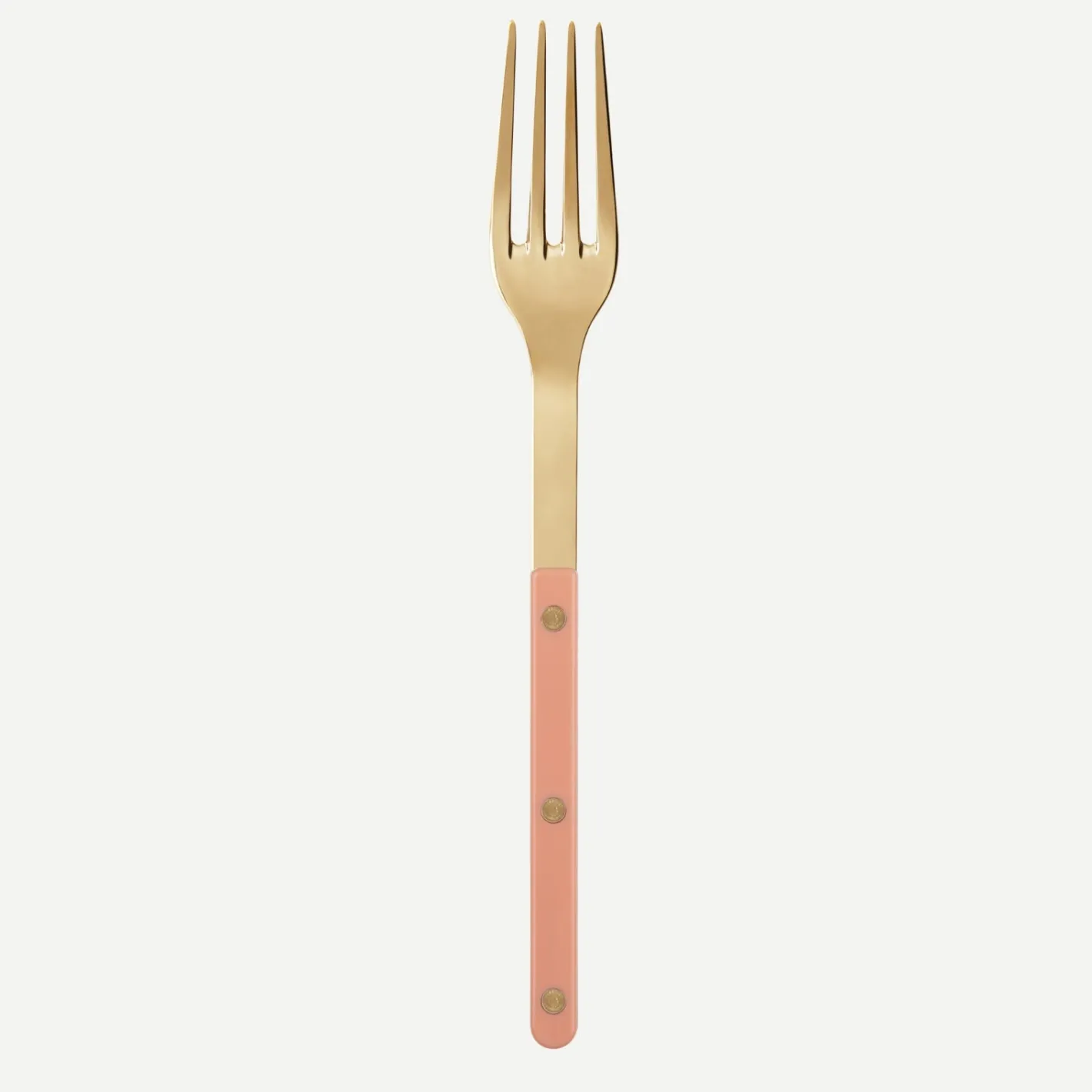 Sabre Paris Bistrot Gold Solid, Nude Pink | Serving Fork