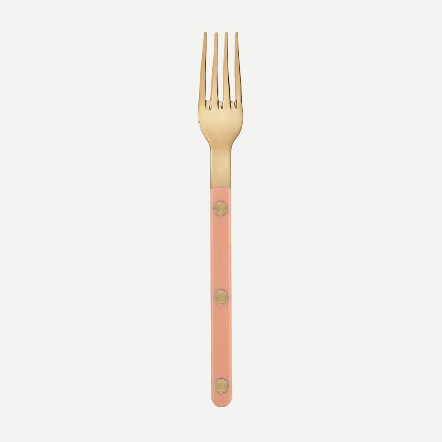 Sabre Paris Bistrot Gold Solid, Nude Pink | Small Fork