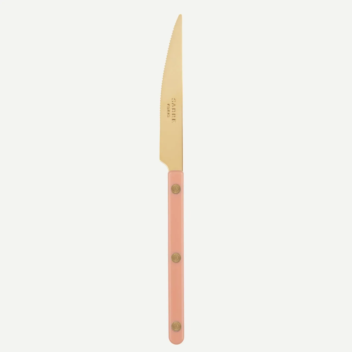Sabre Paris Bistrot Gold Solid, Nude Pink | Dessert Knife