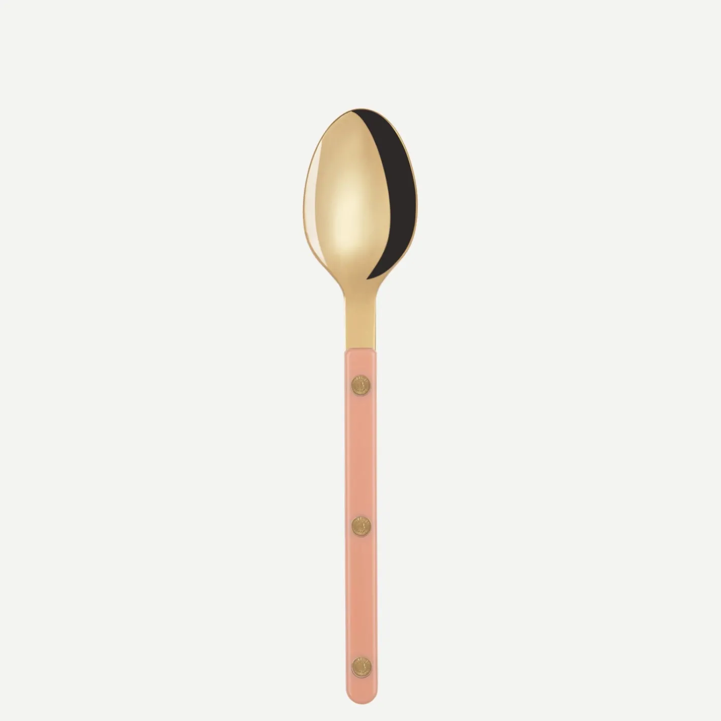 Sabre Paris Bistrot Gold Solid, Nude Pink | Dessert Spoon
