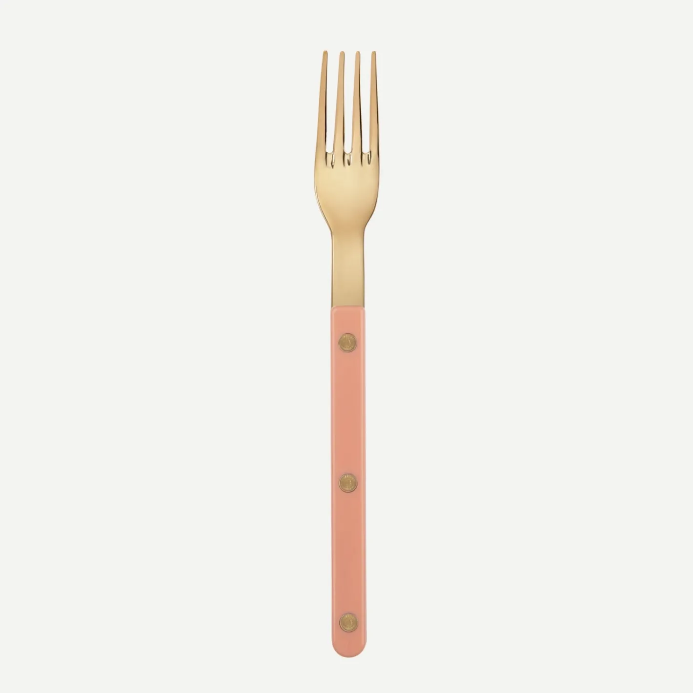 Sabre Paris Bistrot Gold Solid, Nude Pink | Dinner Fork