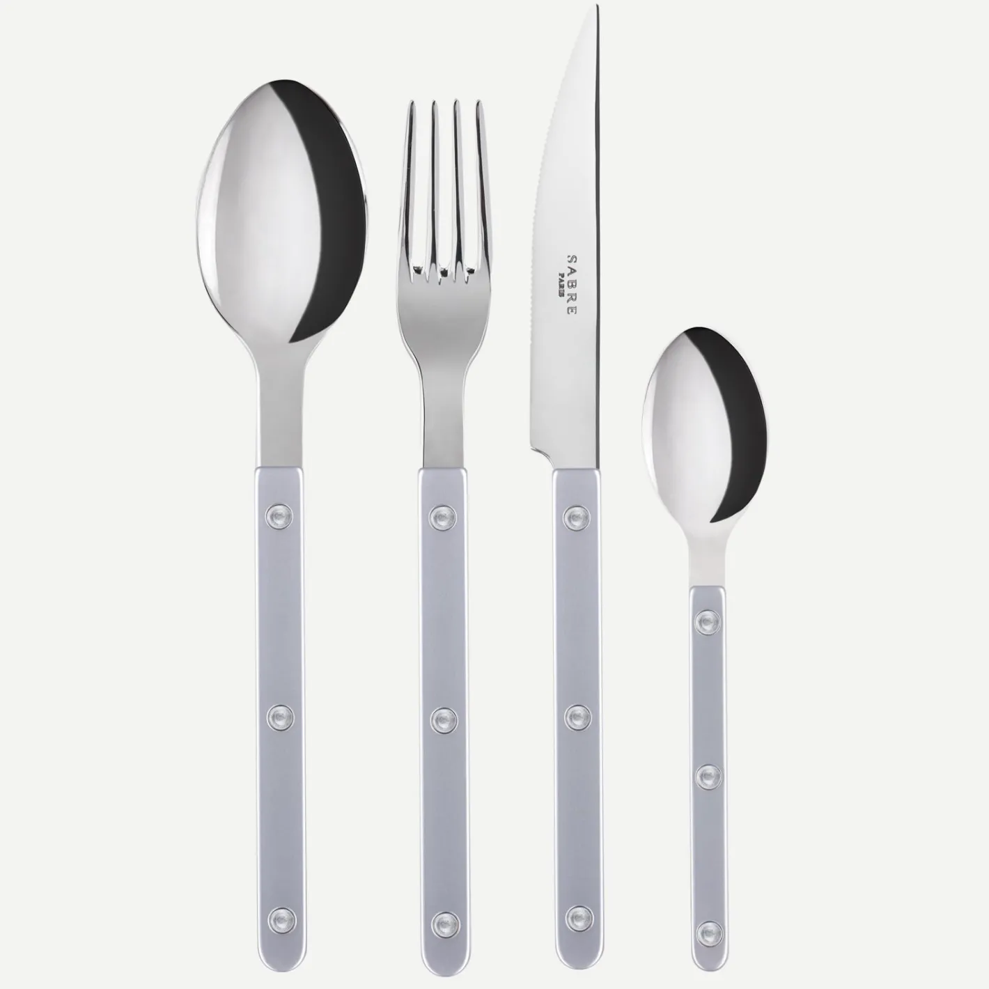 Sabre Paris Bistrot Pearly, Grey | Set Of 4 Pieces