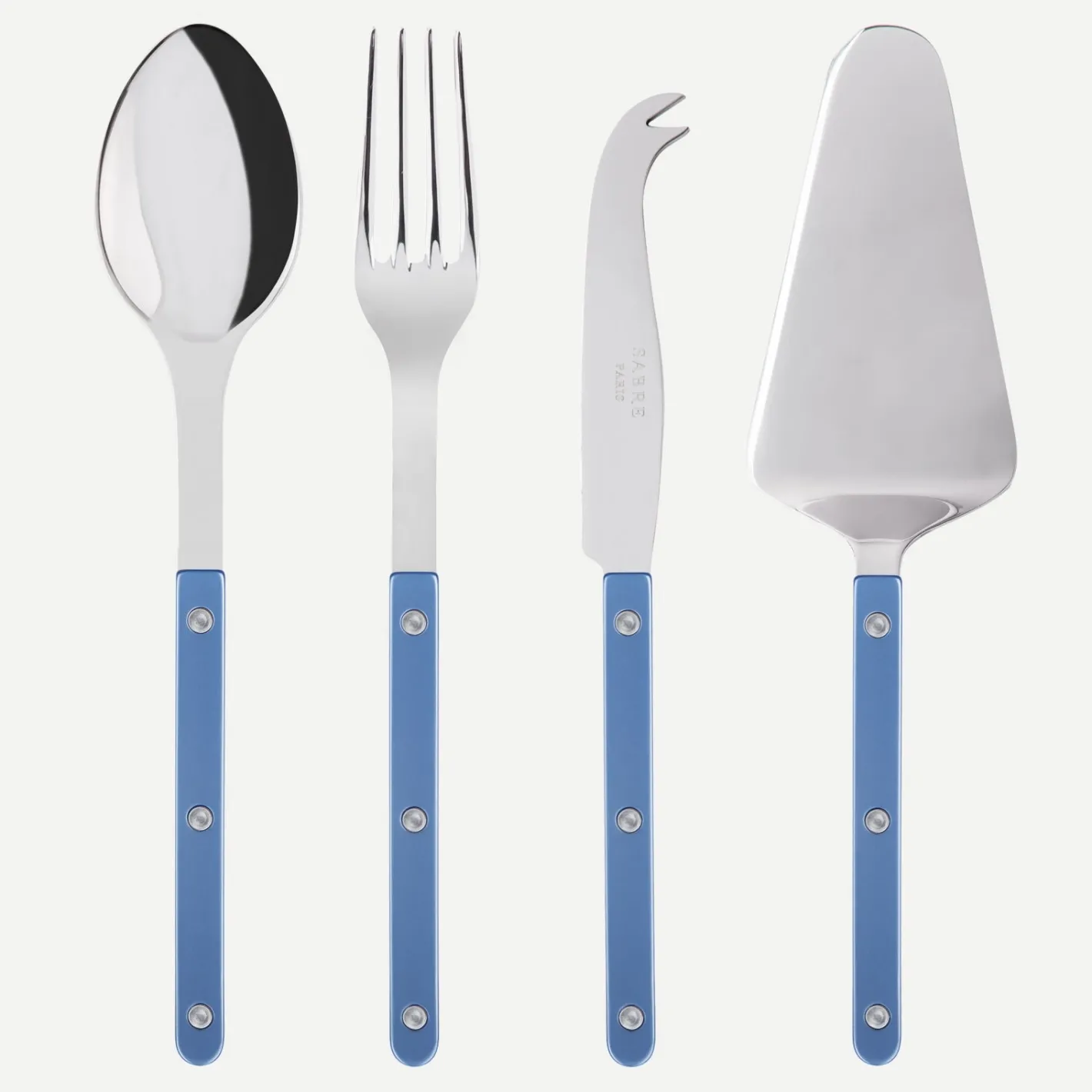 Sabre Paris Bistrot Pearly, Light blue | Set Of 4 Must-have Serving Pieces