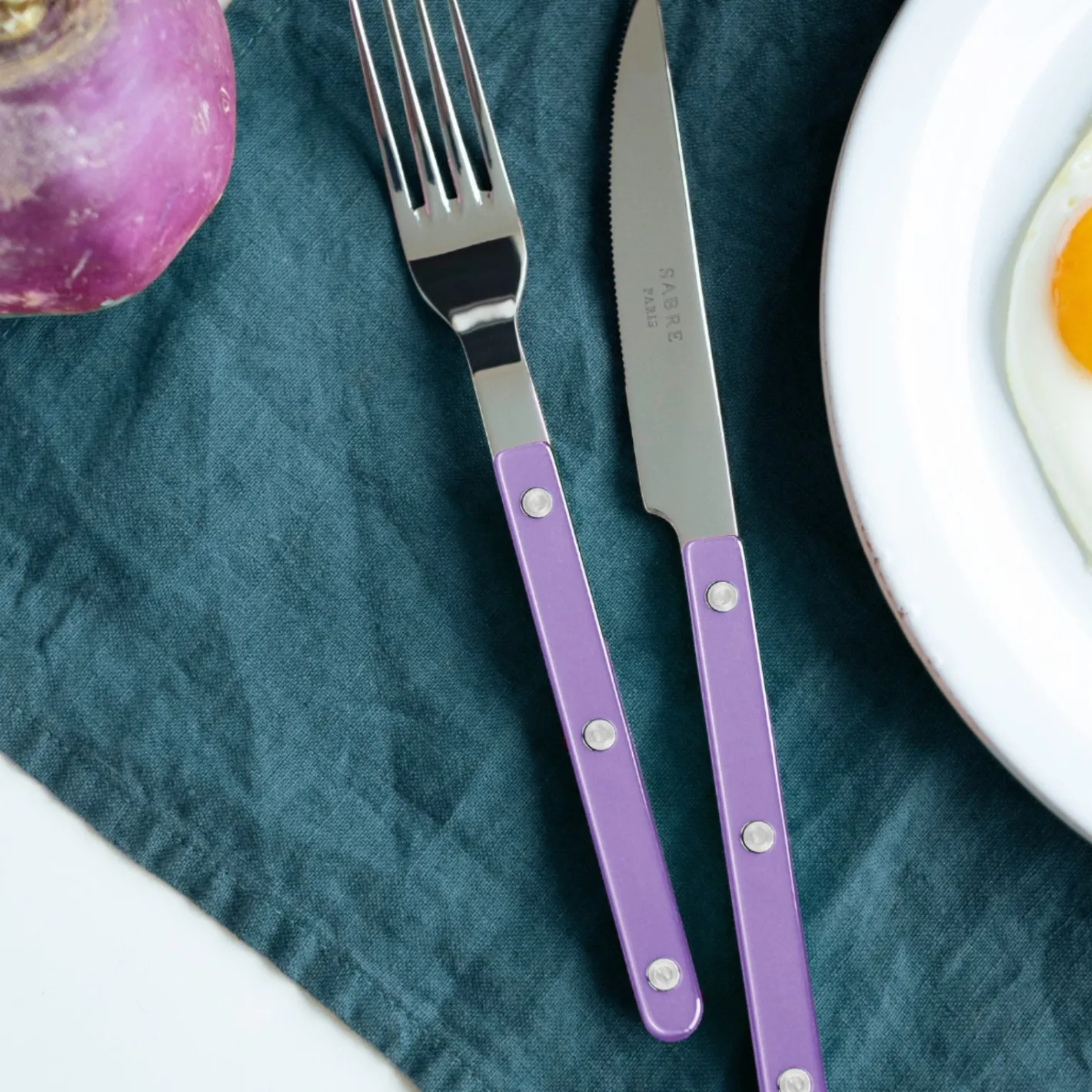 Sabre Paris Bistrot Pearly, Lilac | Dinner Knife