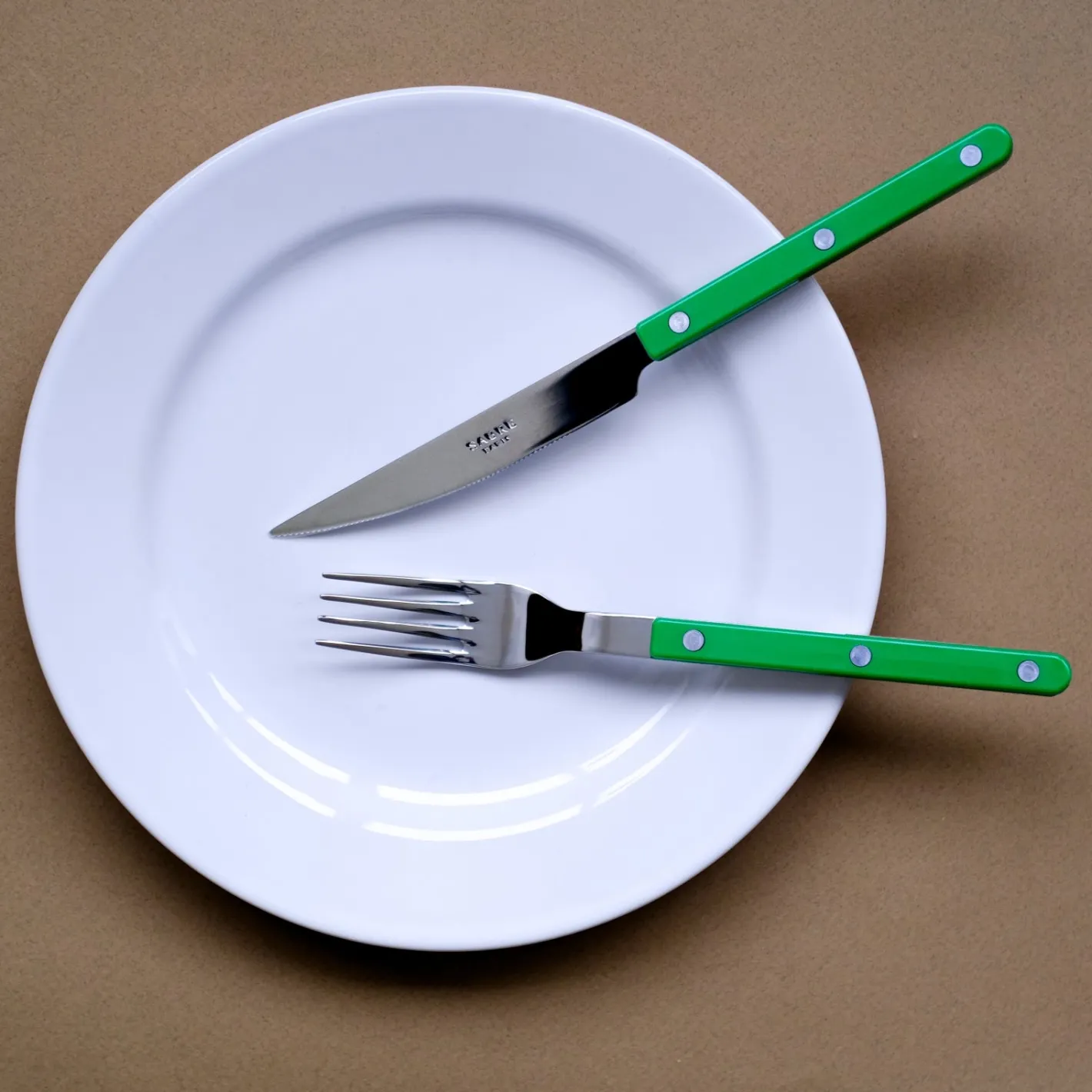 Sabre Paris Bistrot Solid, Garden green | Set Of 4 Pieces