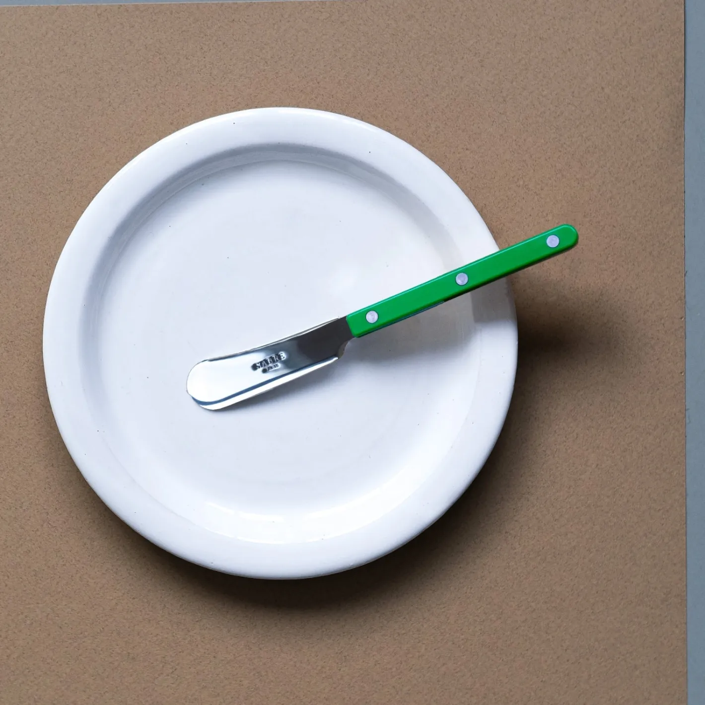 Sabre Paris Bistrot Solid, Garden green | Butter Spreader