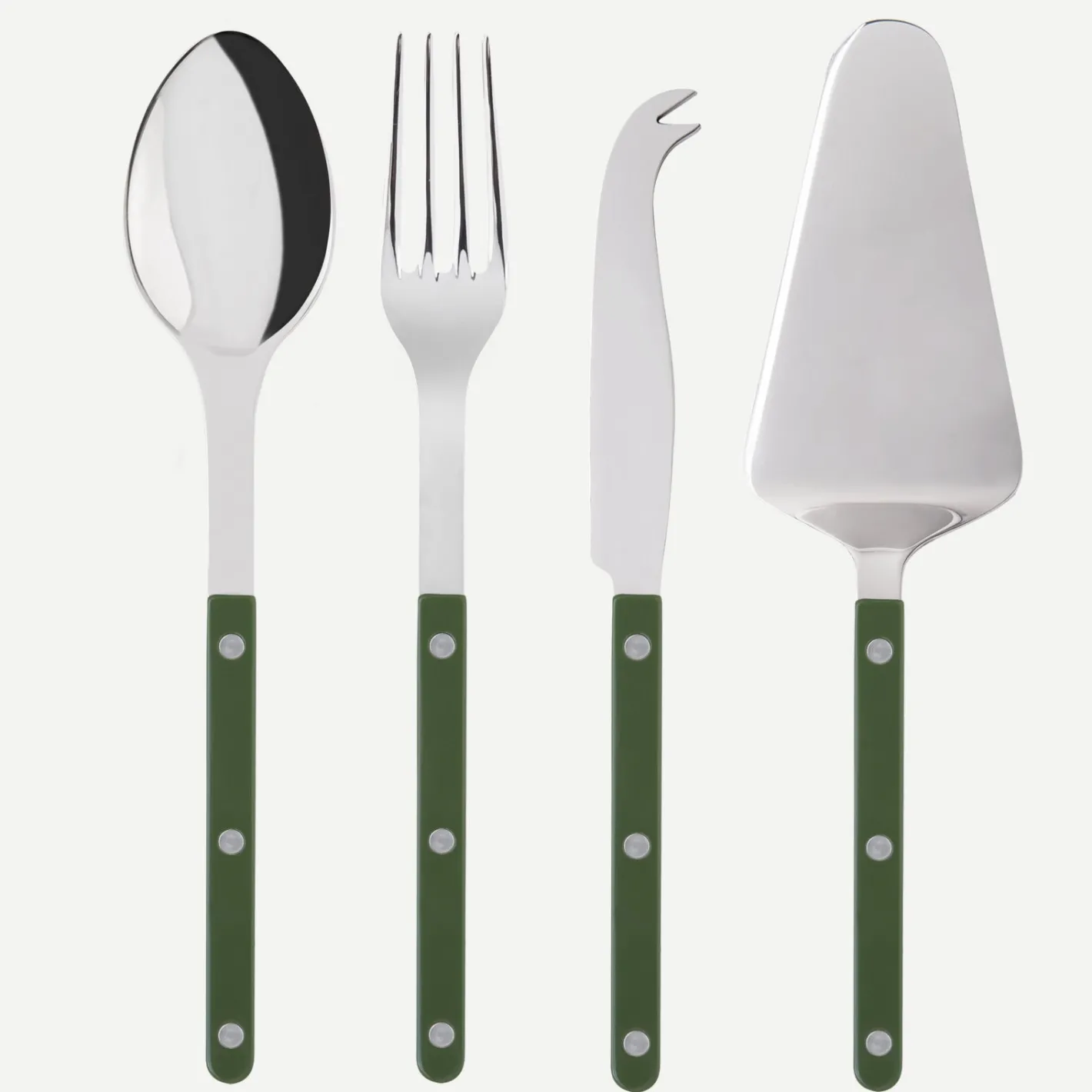 Sabre Paris Bistrot Solid, Green | Set Of 4 Must-have Serving Pieces