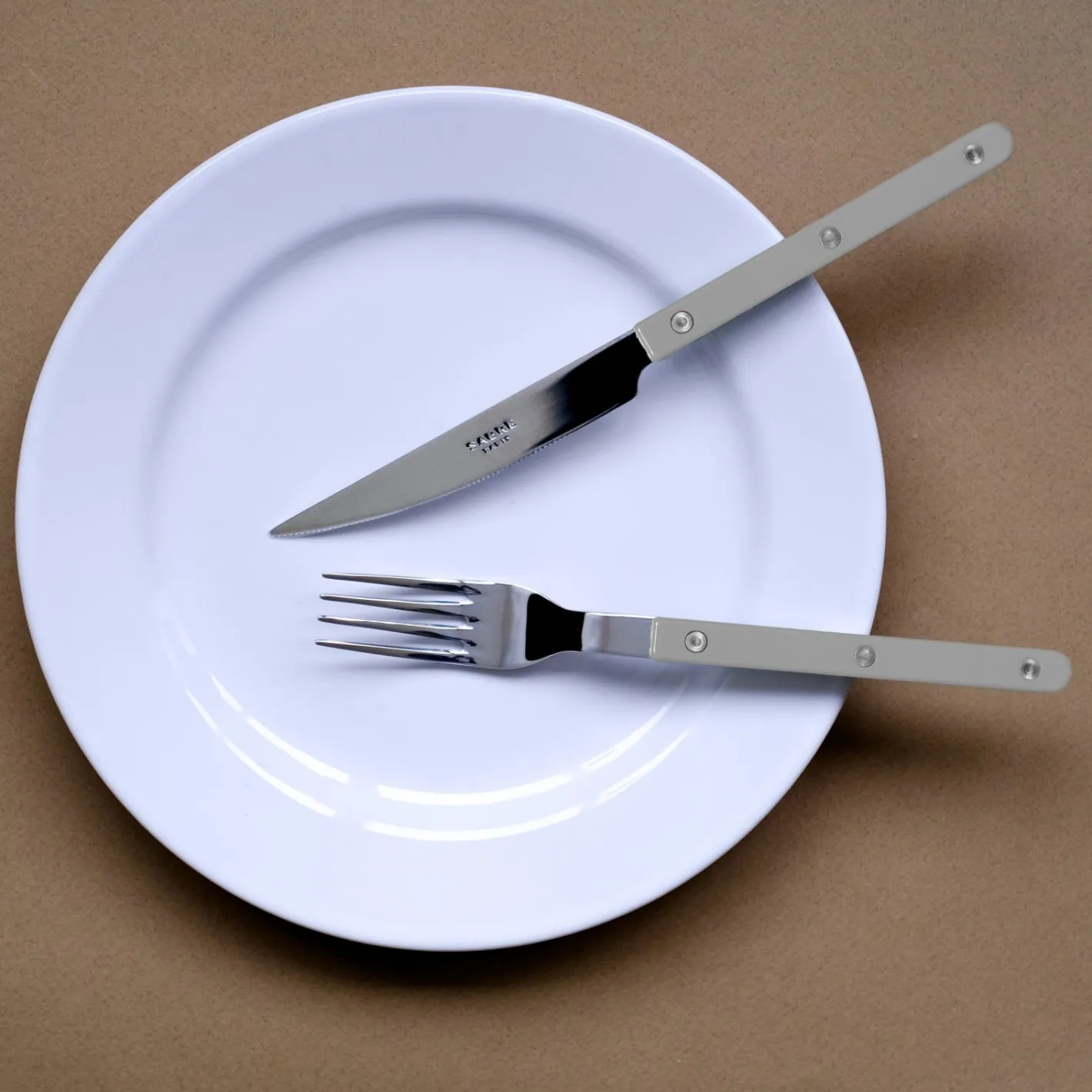 Sabre Paris Bistrot Solid, Grey | 24 Pieces Set