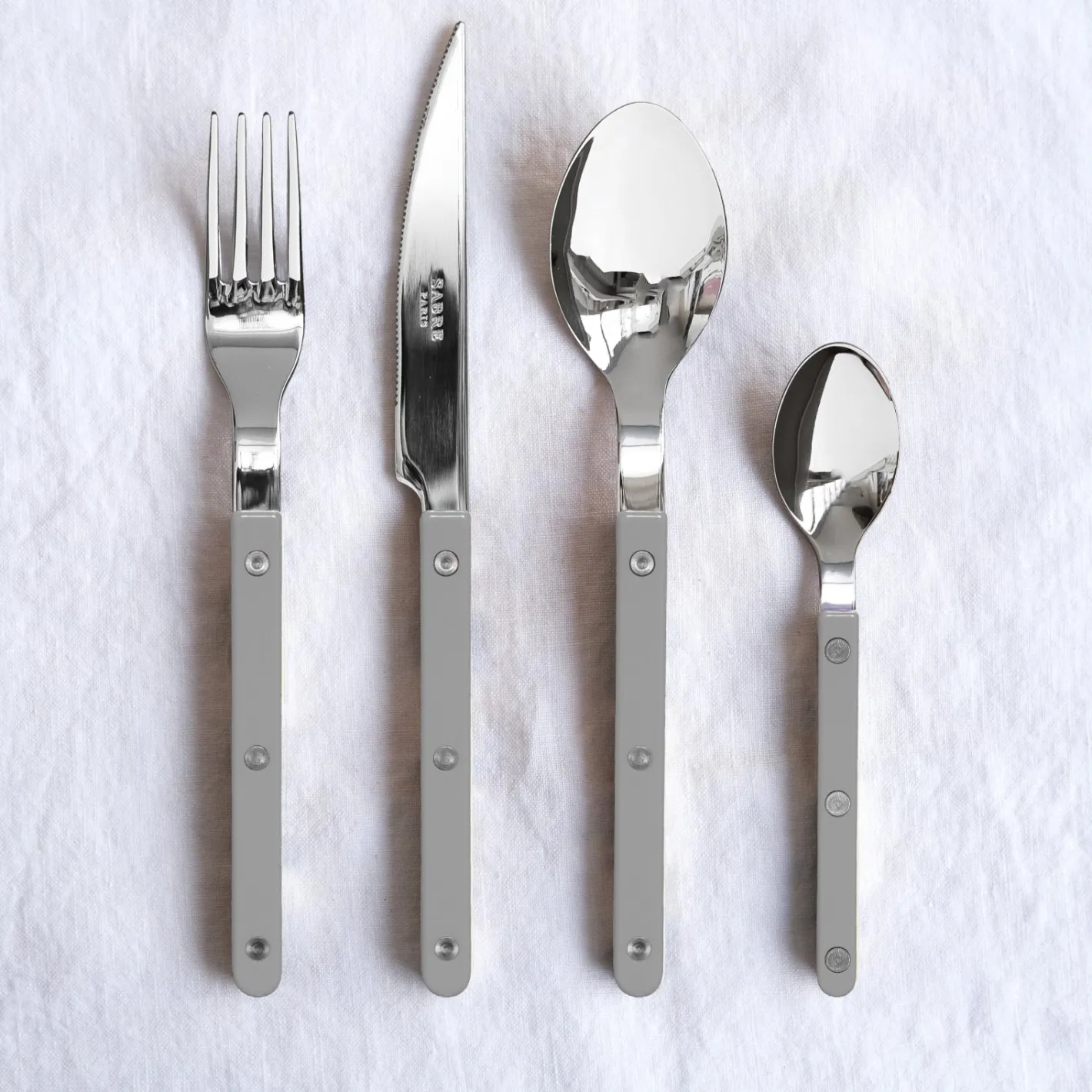 Sabre Paris Bistrot Solid, Grey | Teaspoon