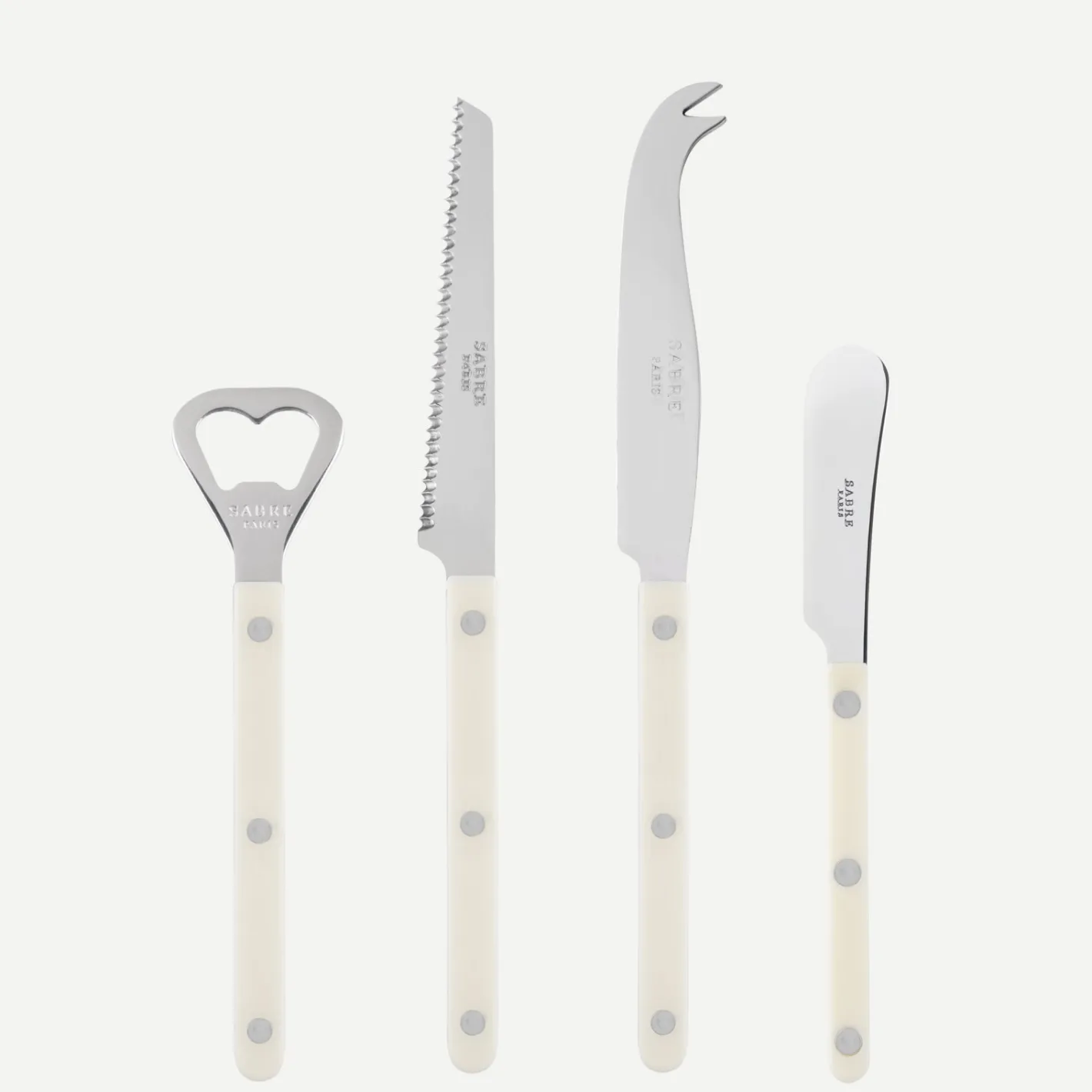 Sabre Paris Bistrot Solid, Ivory | Aperitif Set