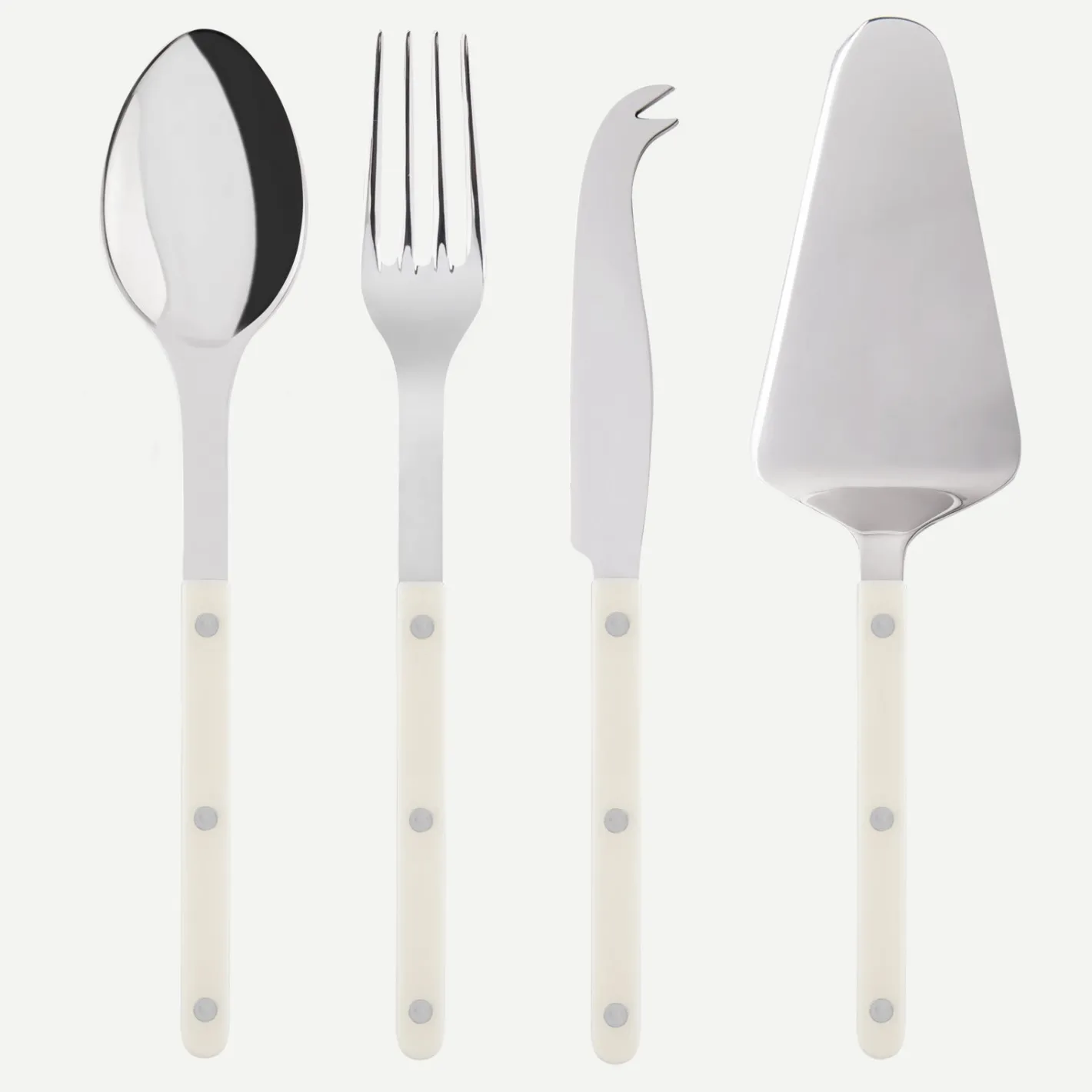 Sabre Paris Bistrot Solid, Ivory | Set Of 4 Must-have Serving Pieces