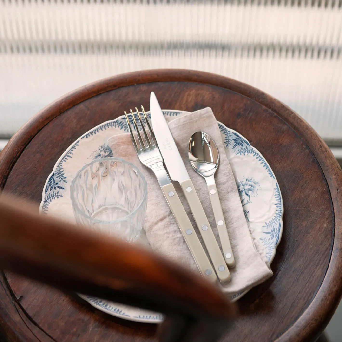 Sabre Paris Bistrot Solid, Light kaki | 24 Pieces Set
