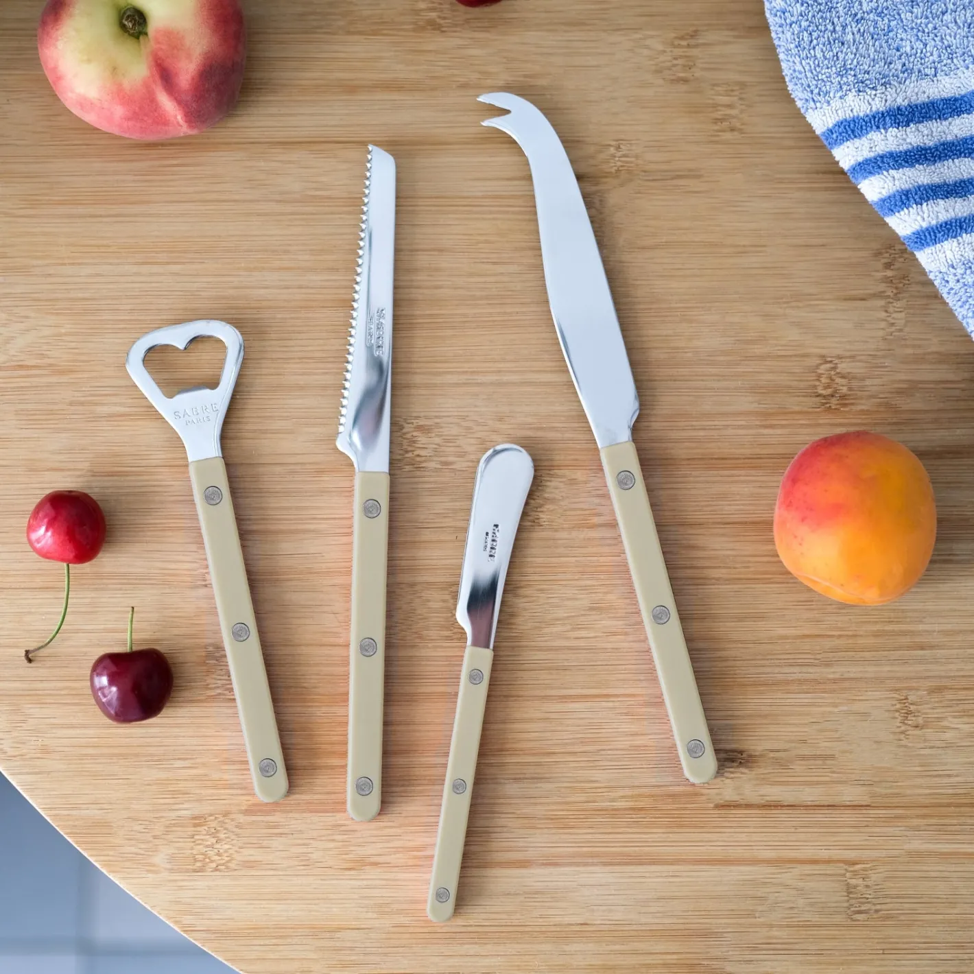 Sabre Paris Bistrot Solid, Light kaki | Aperitif Set