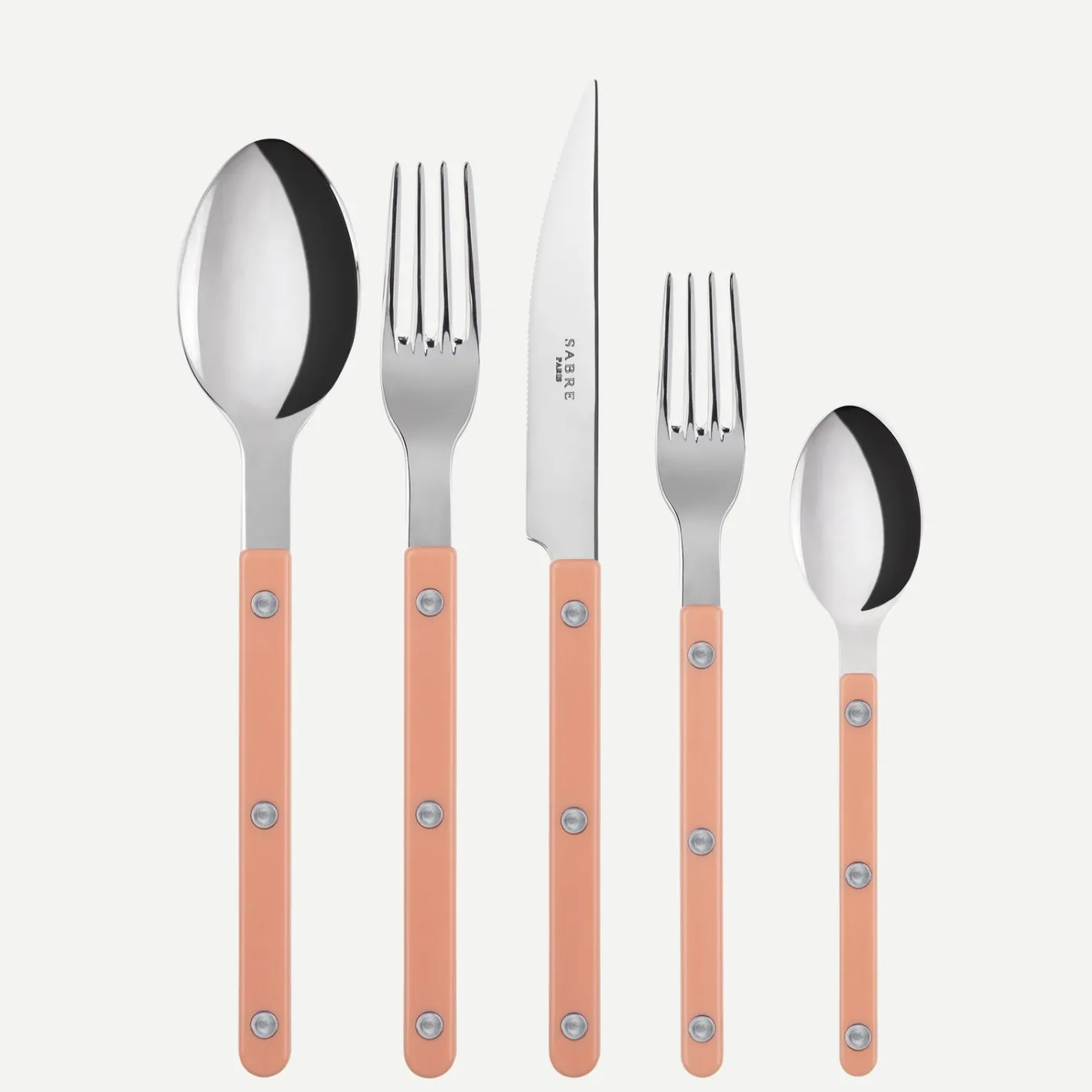 Sabre Paris Bistrot Solid, Nude Pink | 20 Pieces Set