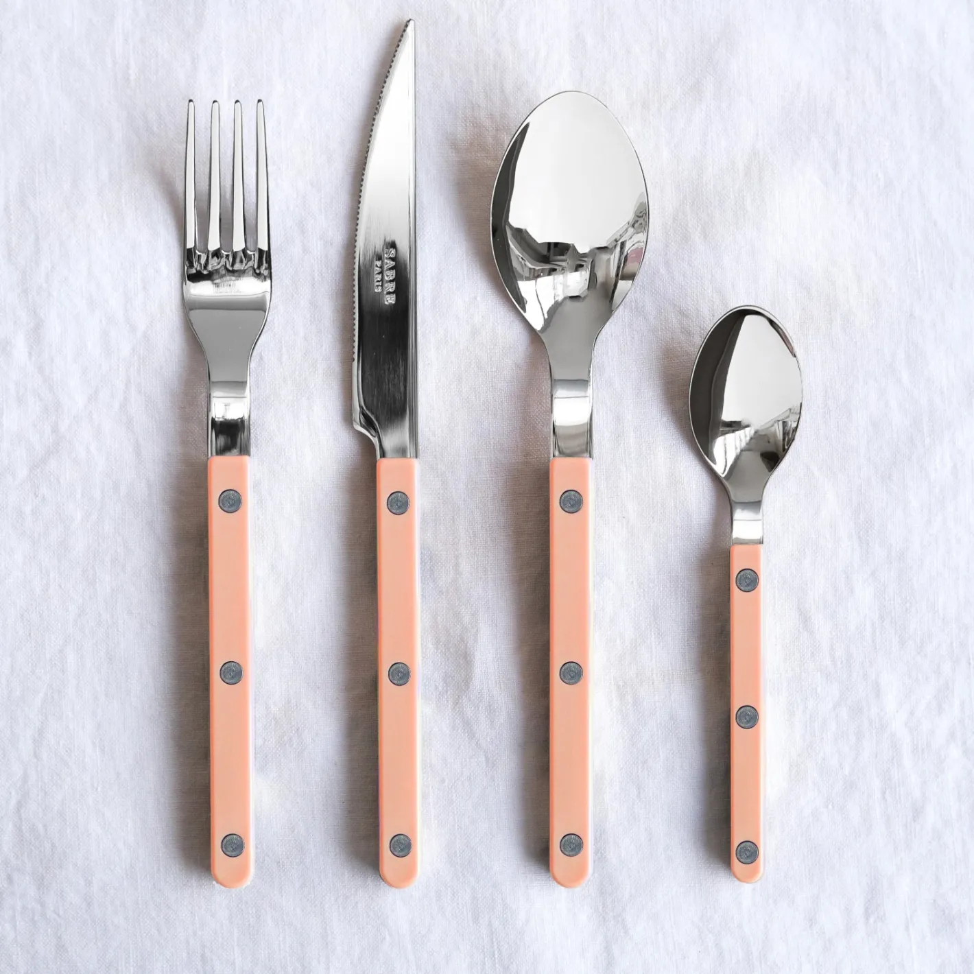 Sabre Paris Bistrot Solid, Nude Pink | Set Of 4 Pieces