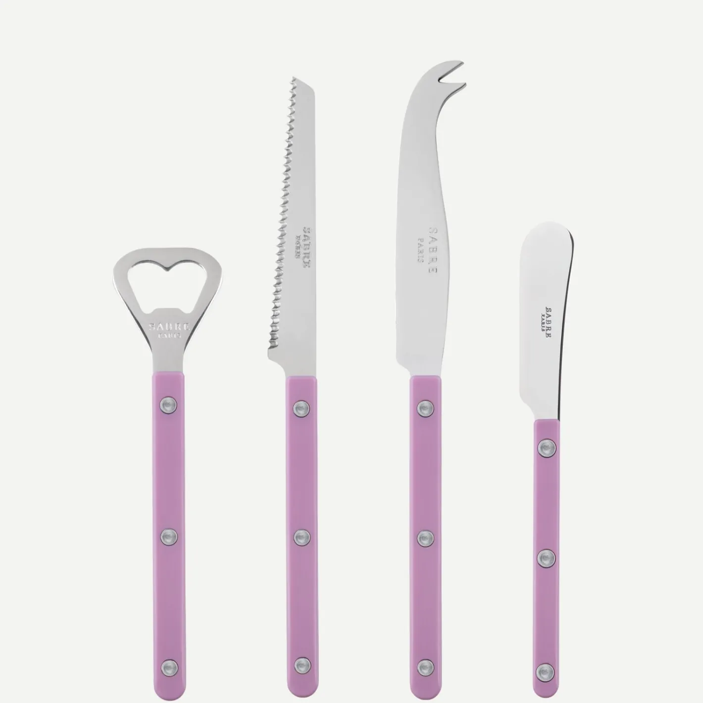 Sabre Paris Bistrot Solid, Pink | Aperitif Set