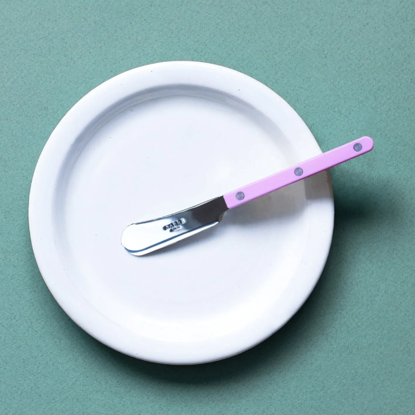 Sabre Paris Bistrot Solid, Pink | Butter Spreader