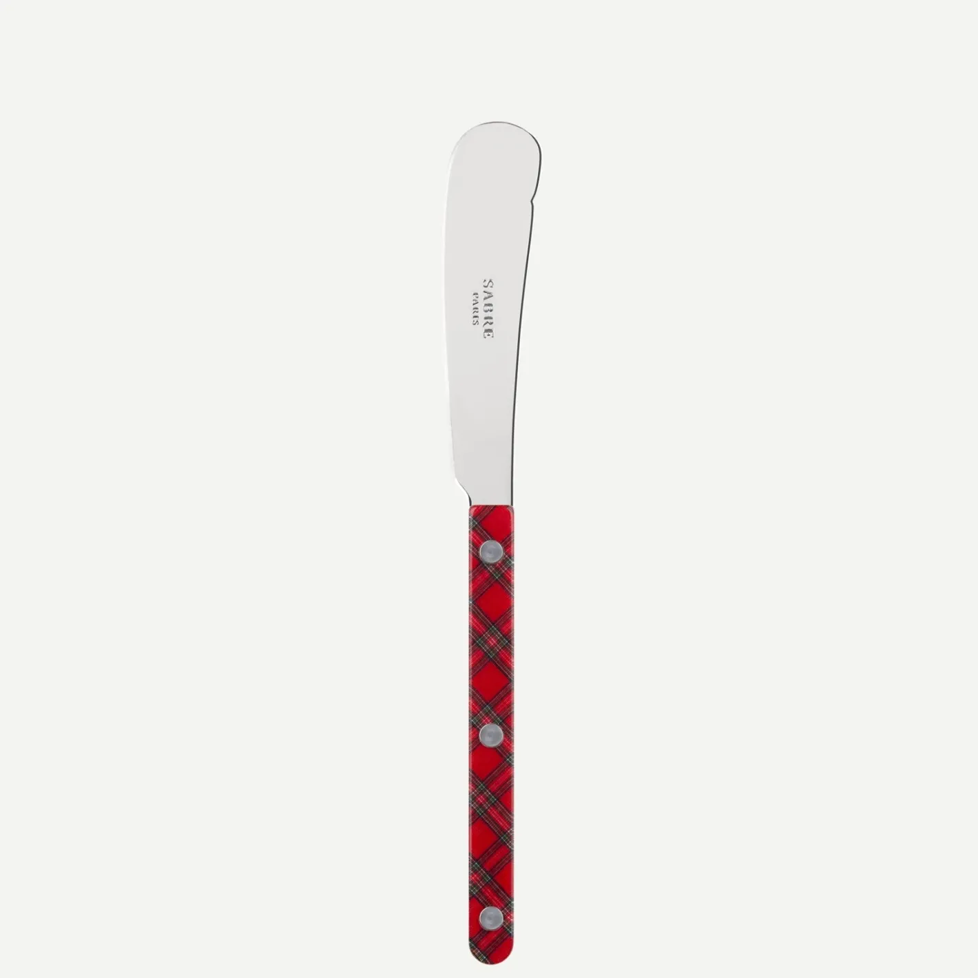 Sabre Paris Bistrot Tartan, Red | Butter Knife