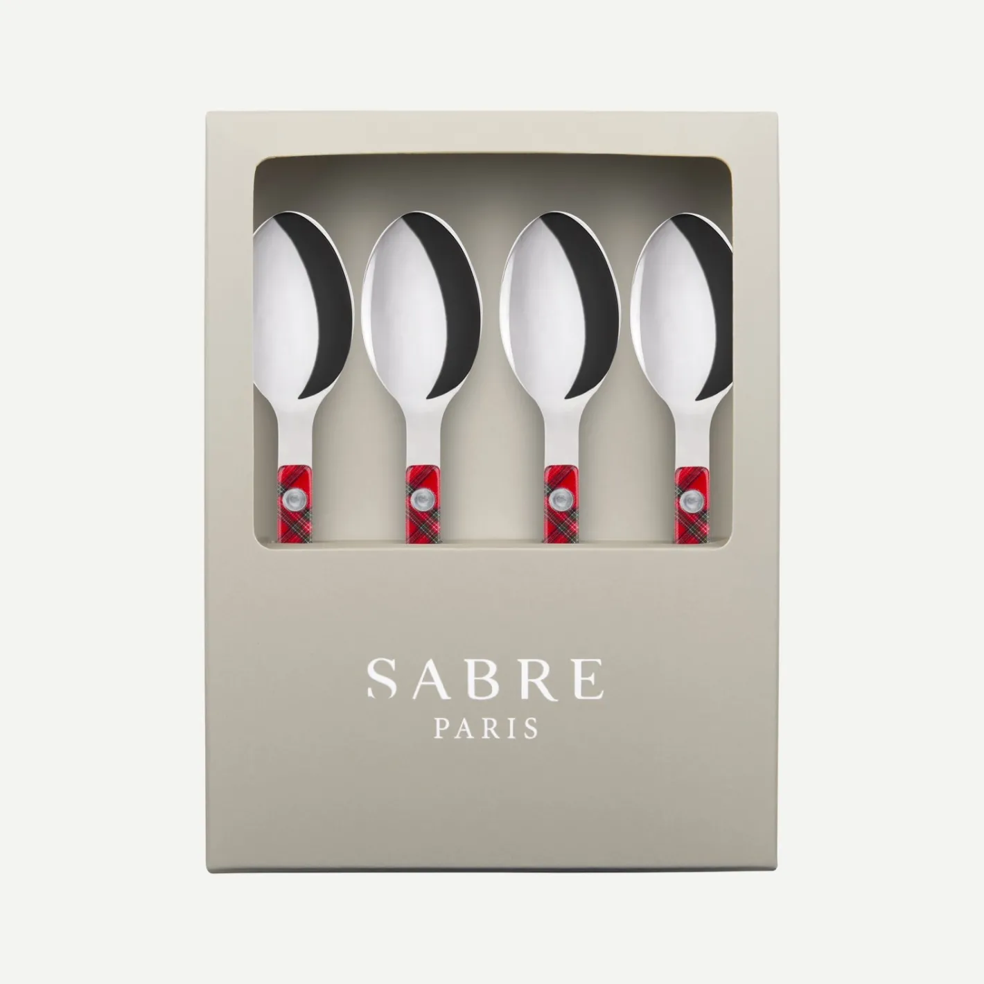 Sabre Paris Bistrot Tartan, Red | Gift Boxes