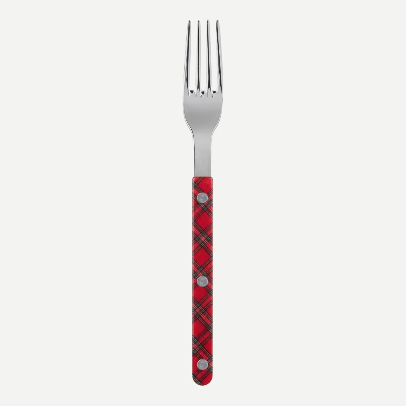 Sabre Paris Bistrot Tartan, Red | Dinner Fork