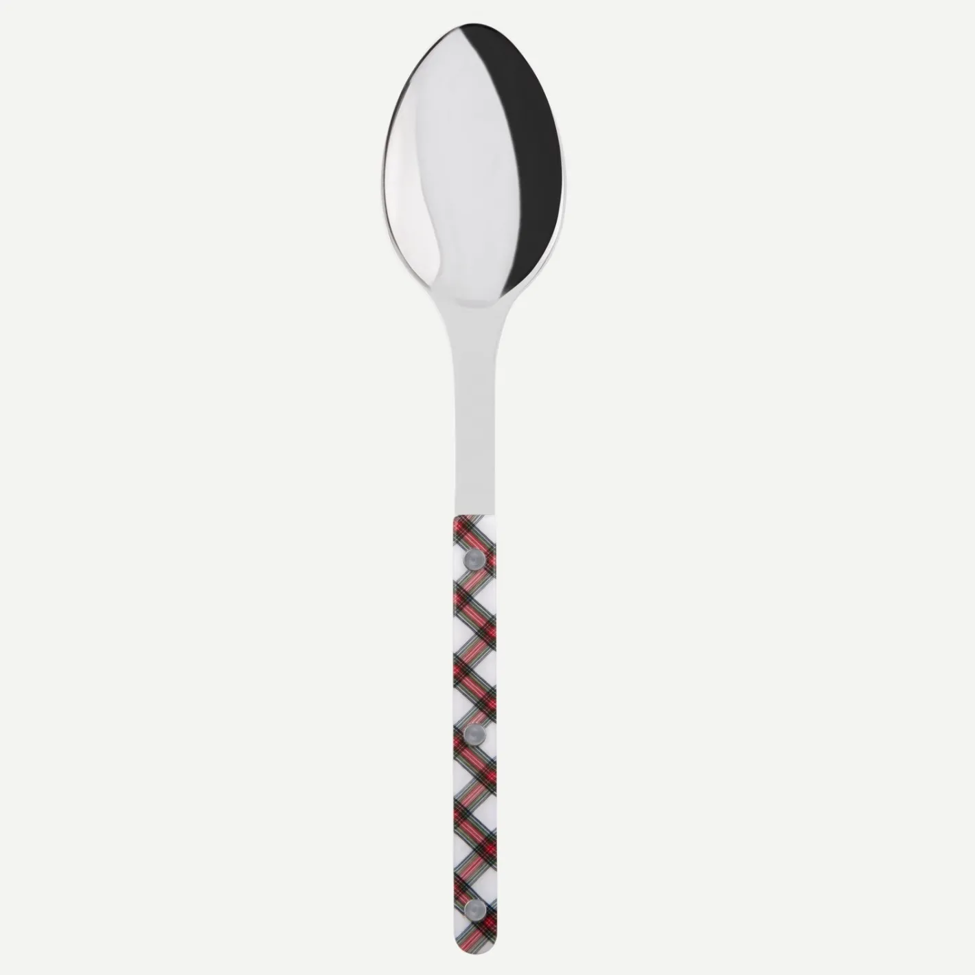 Sabre Paris Bistrot Tartan, White | Serving Spoon