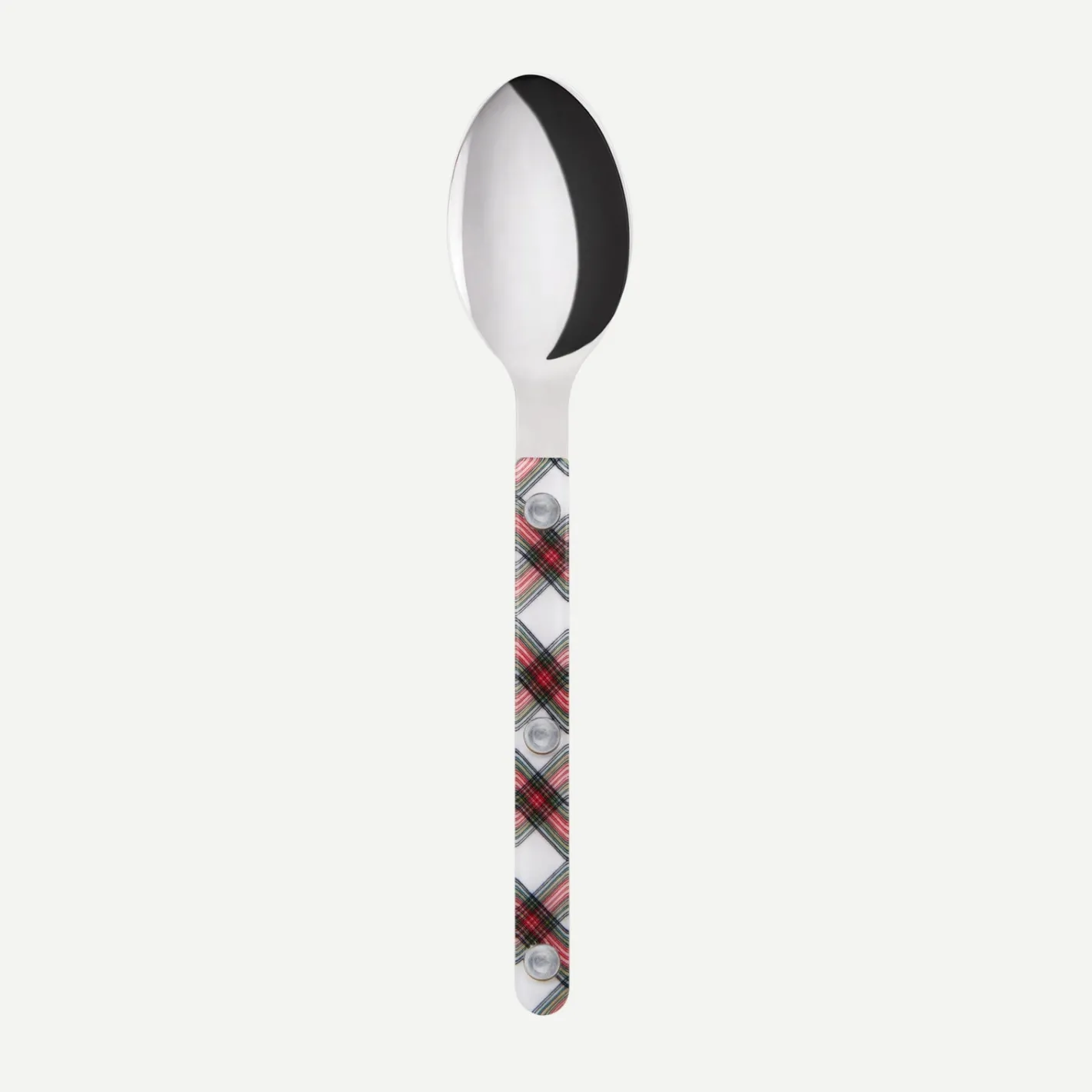 Sabre Paris Bistrot Tartan, White | Teaspoon