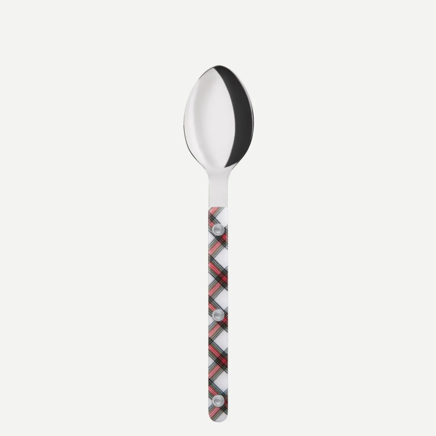 Sabre Paris Bistrot Tartan, White | Dessert Spoon