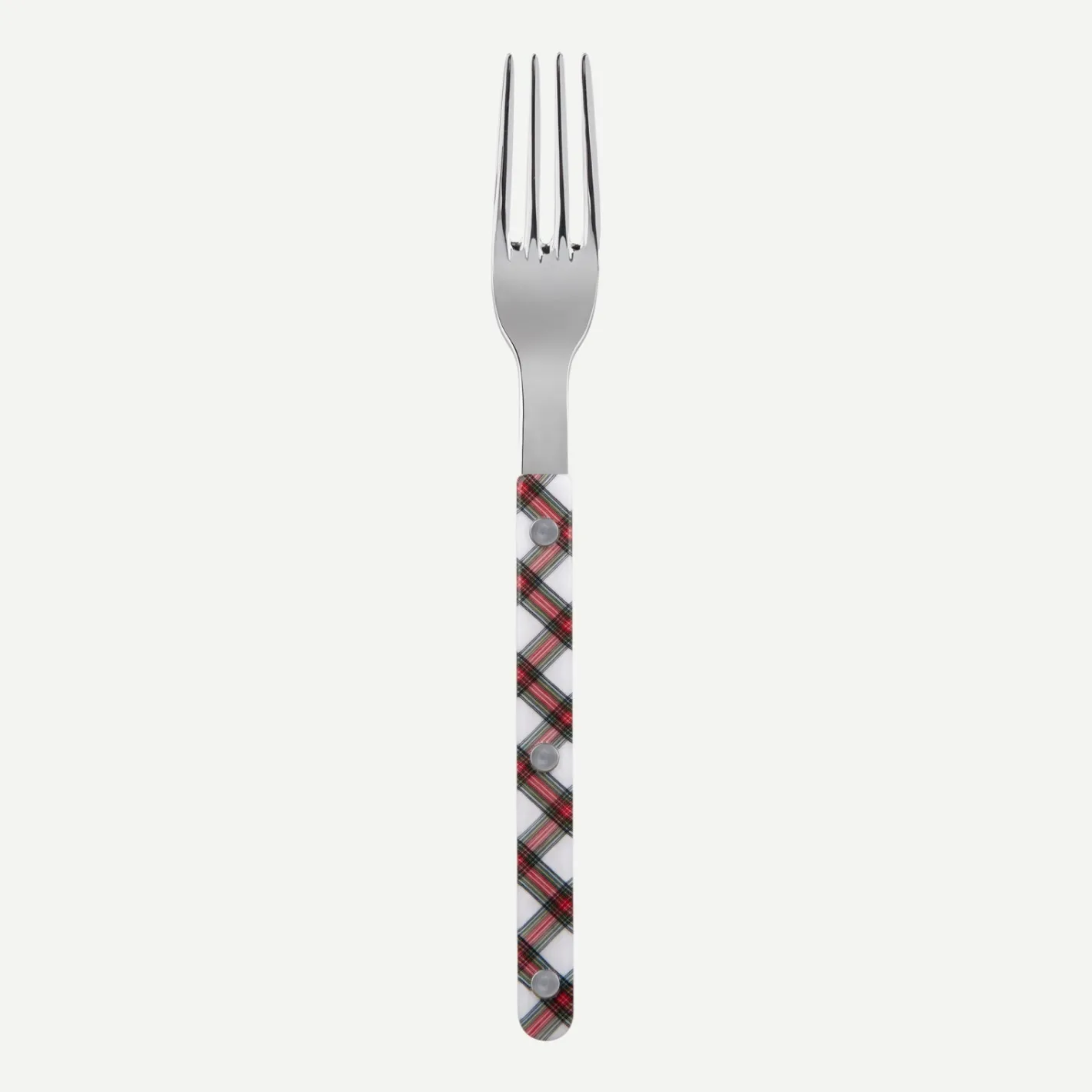 Sabre Paris Bistrot Tartan, White | Dinner Fork