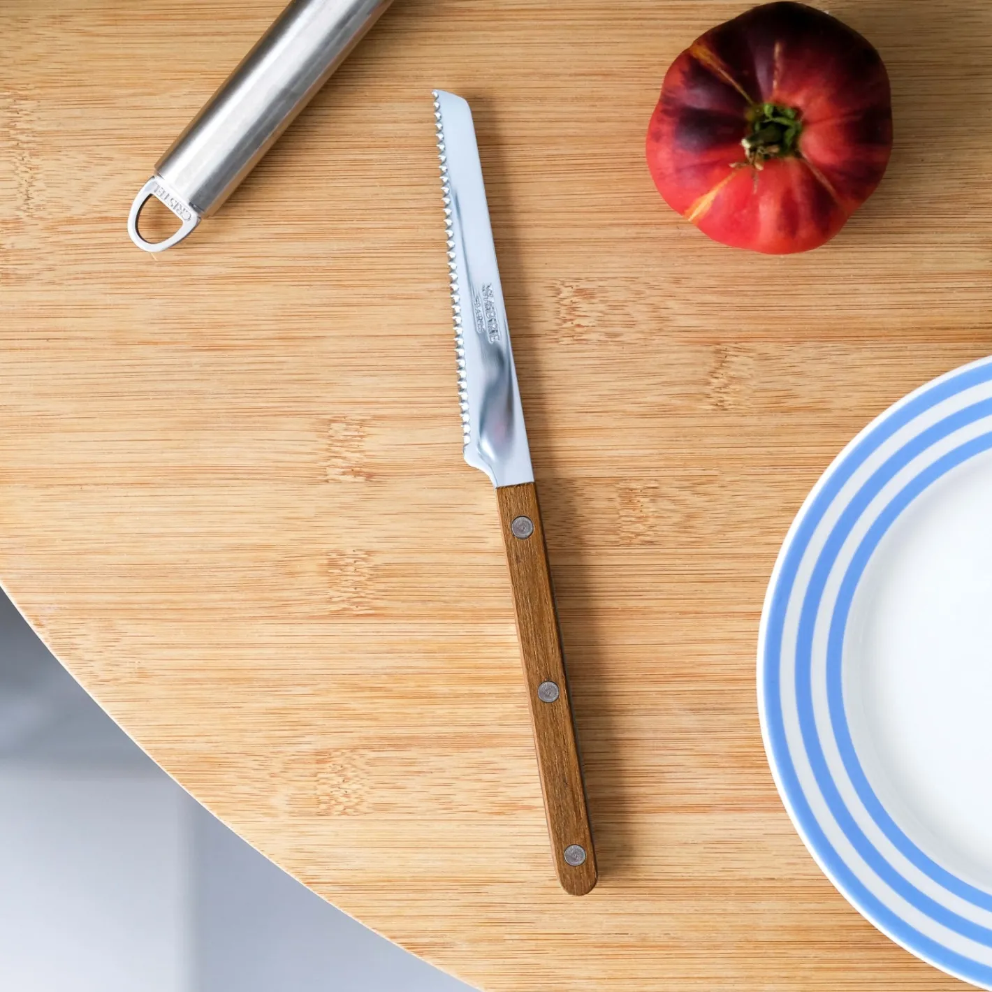 Sabre Paris Bistrot Teak, Teak | Tomato Knife