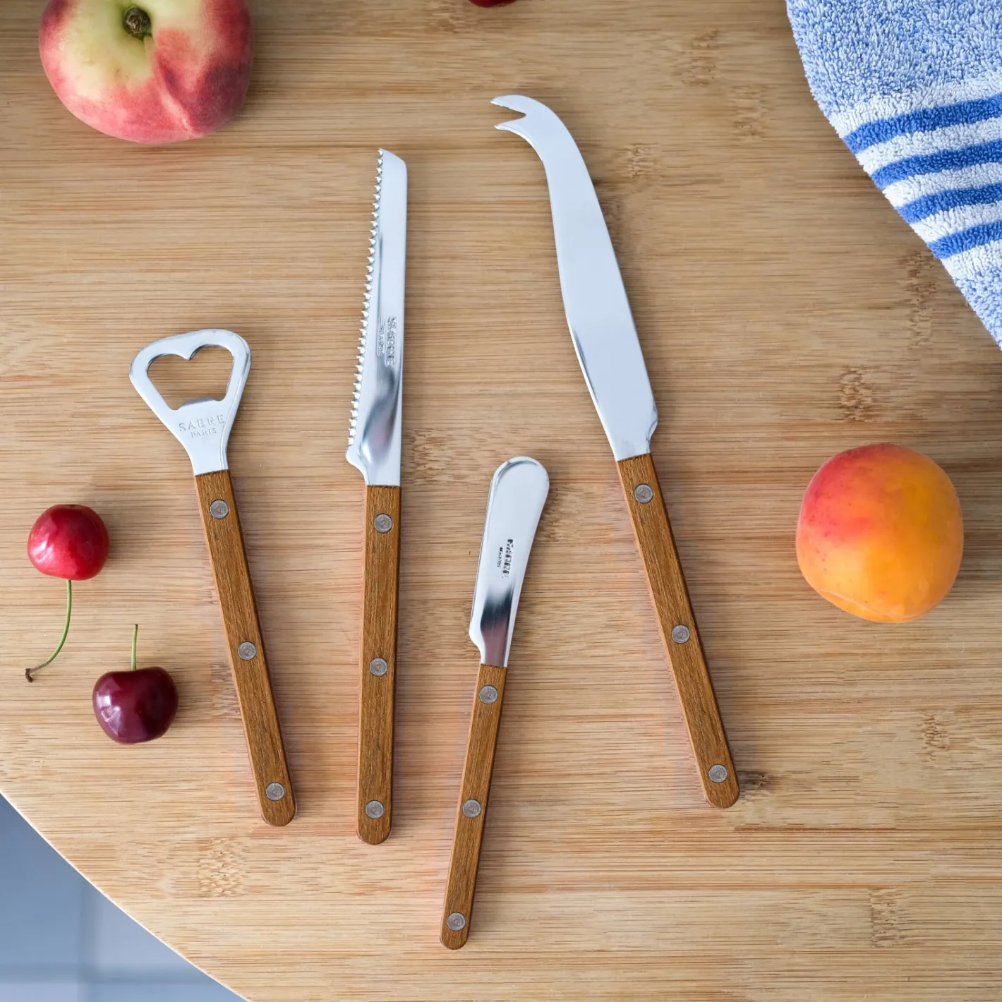 Sabre Paris Bistrot Teak, Teak | Aperitif Set