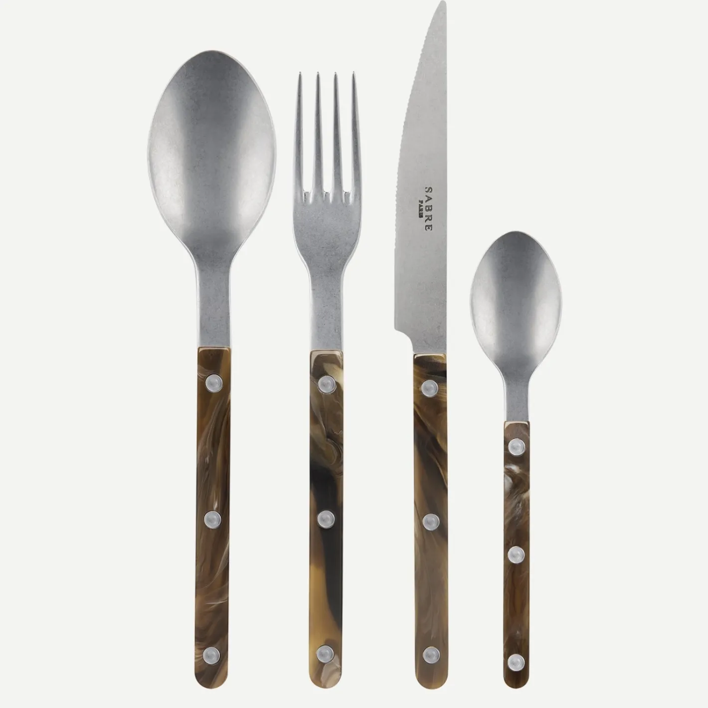 Sabre Paris Bistrot Vintage Buffalo, Faux Buffalo | 24 Pieces Set