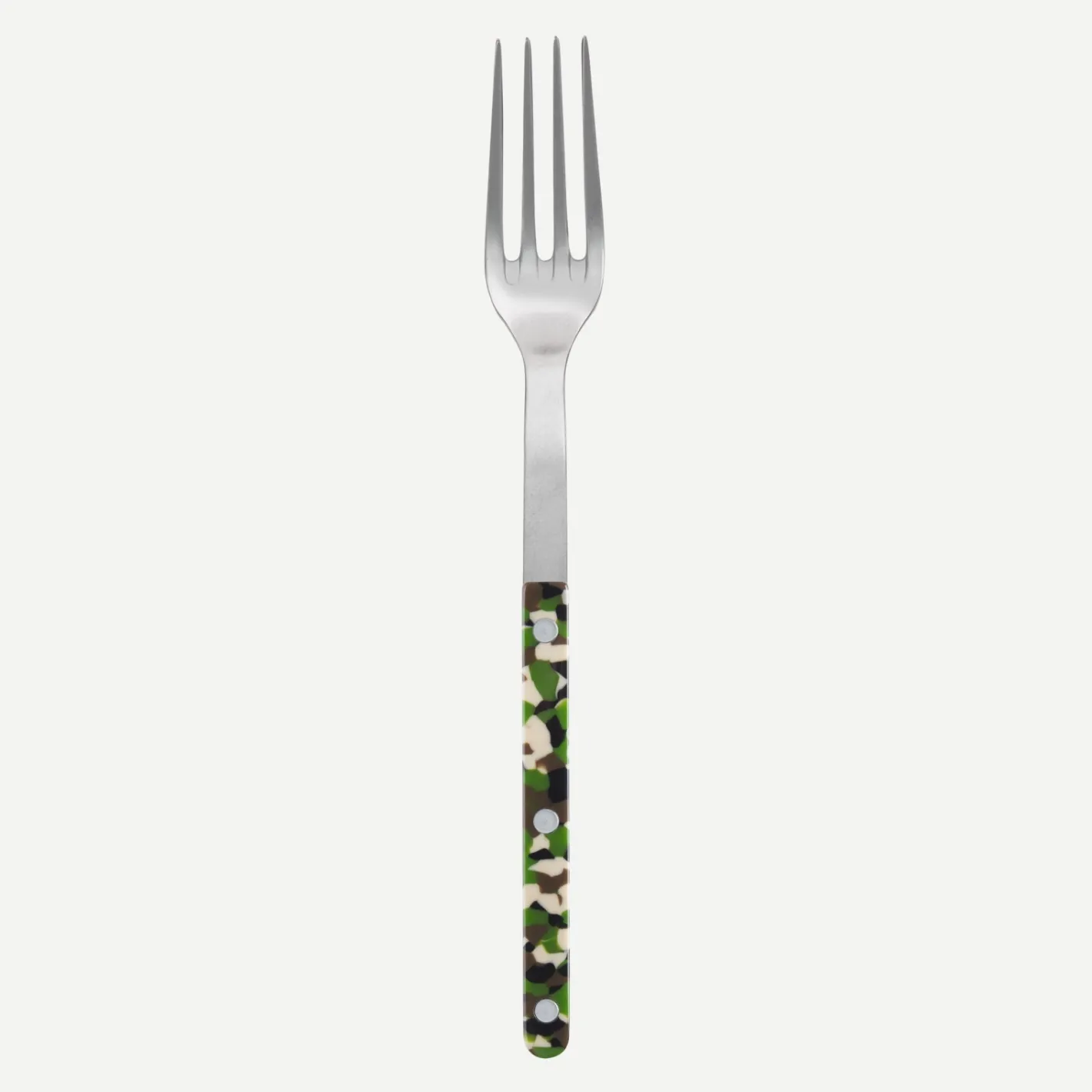 Sabre Paris Bistrot Vintage Camouflage, Green | Serving Fork
