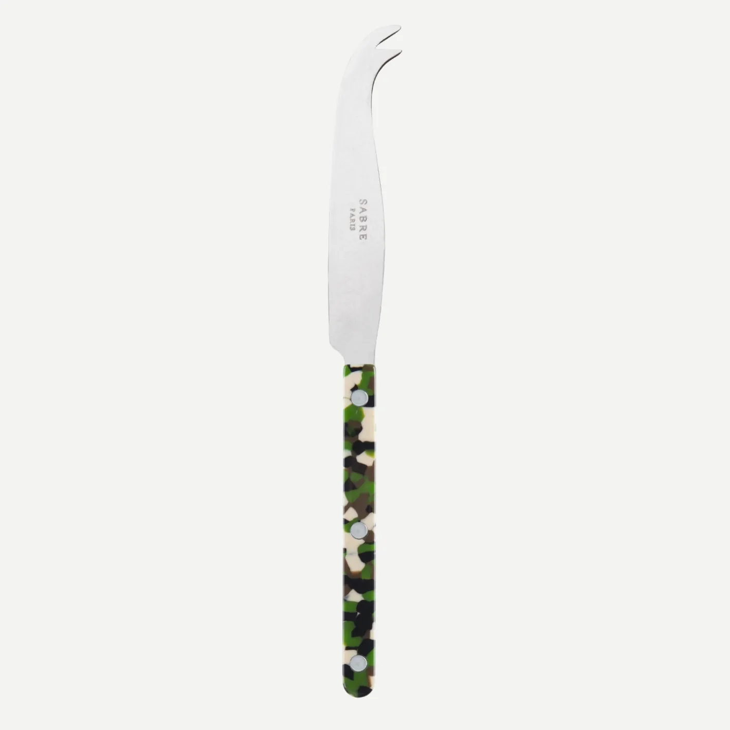 Sabre Paris Bistrot Vintage Camouflage, Green | Cheese Knife