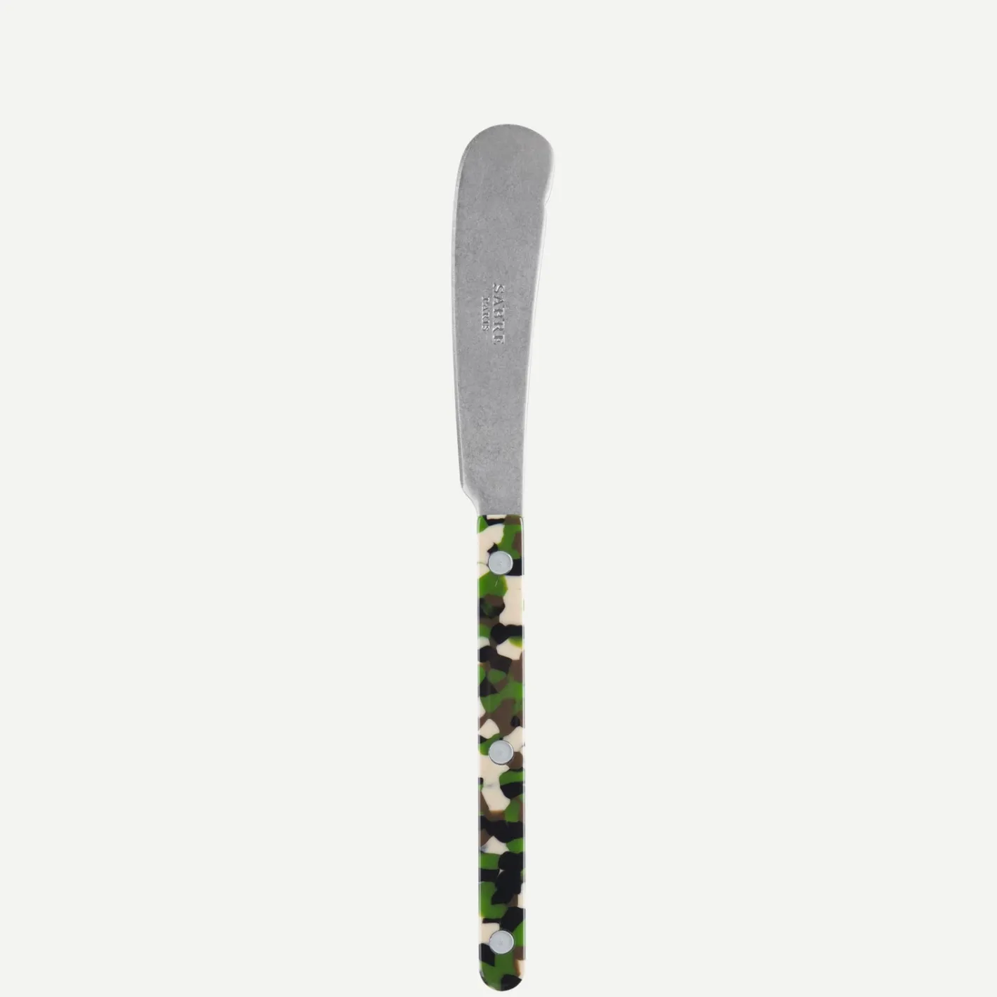 Sabre Paris Bistrot Vintage Camouflage, Green | Butter Knife
