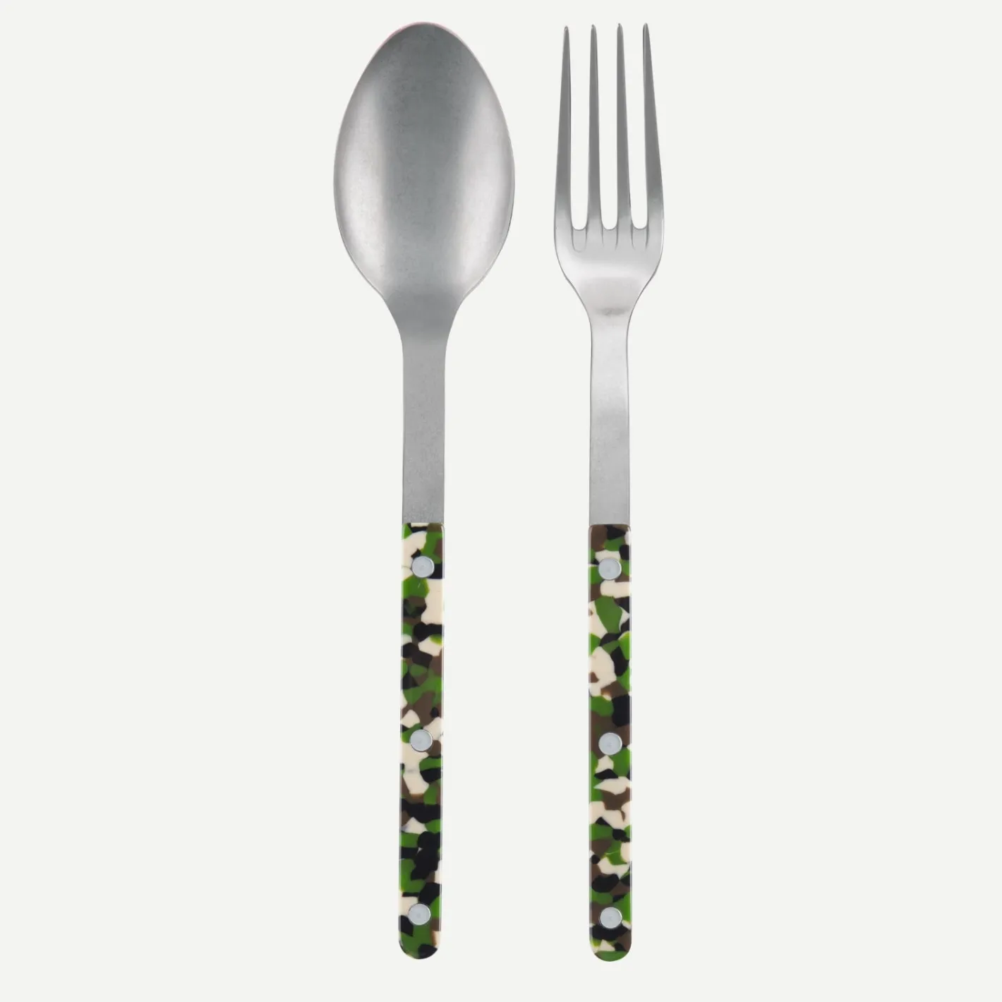 Sabre Paris Bistrot Vintage Camouflage, Green | Serving Set