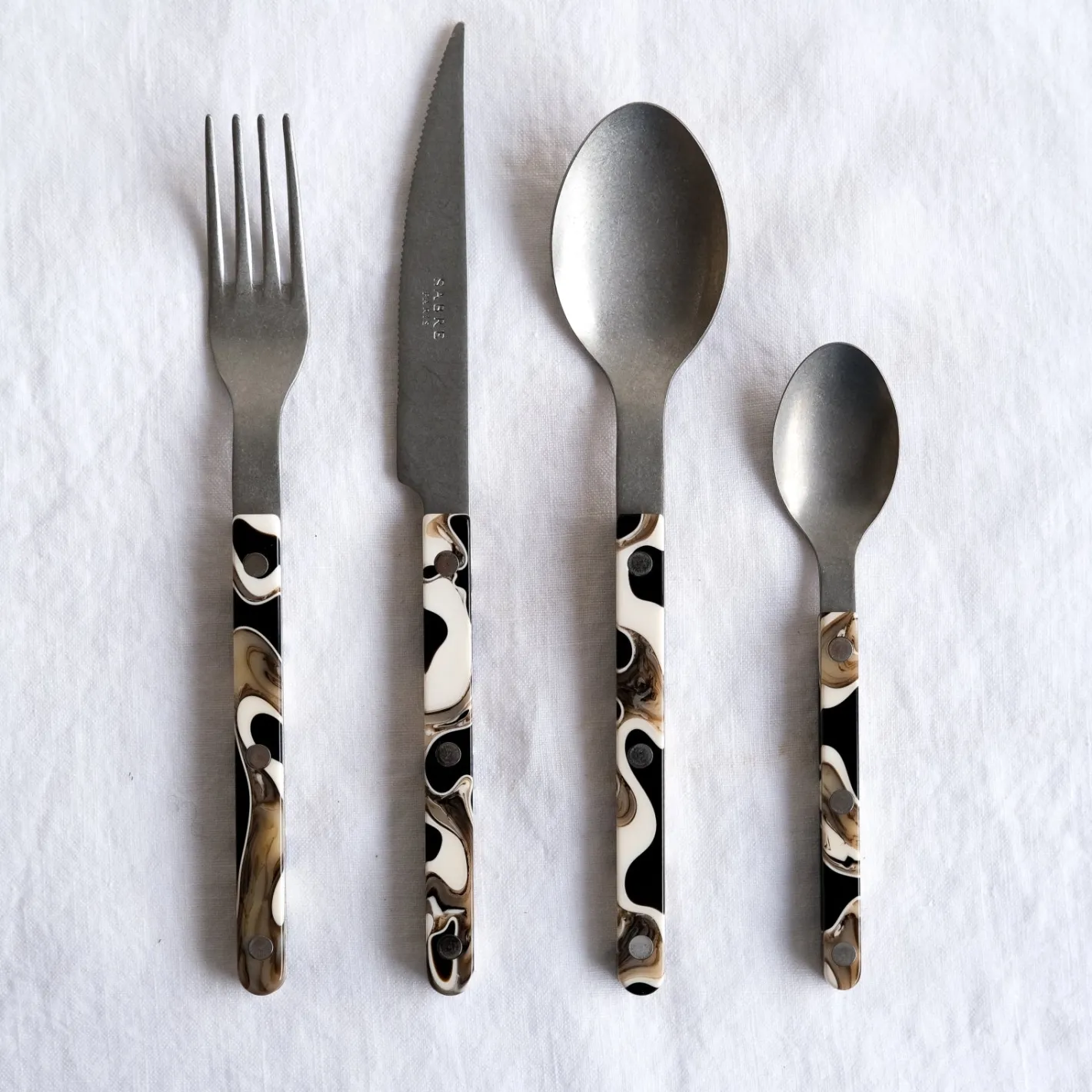 Sabre Paris Bistrot Vintage Dune, Dune Black | Dinner Fork