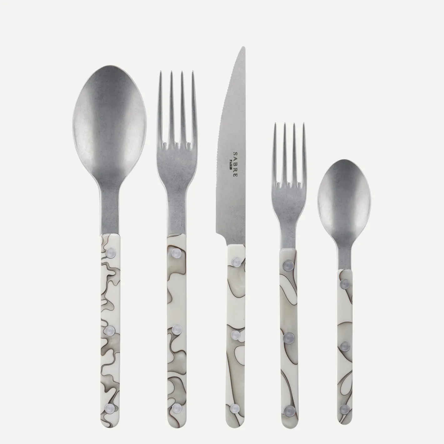 Sabre Paris Bistrot Vintage Dune, Dune Ivory | 20 Pieces Set