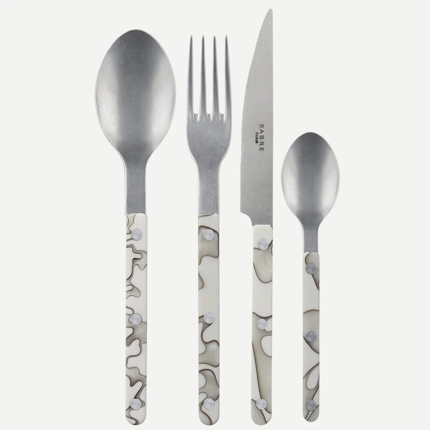 Sabre Paris Bistrot Vintage Dune, Dune Ivory | 48 Pieces Set