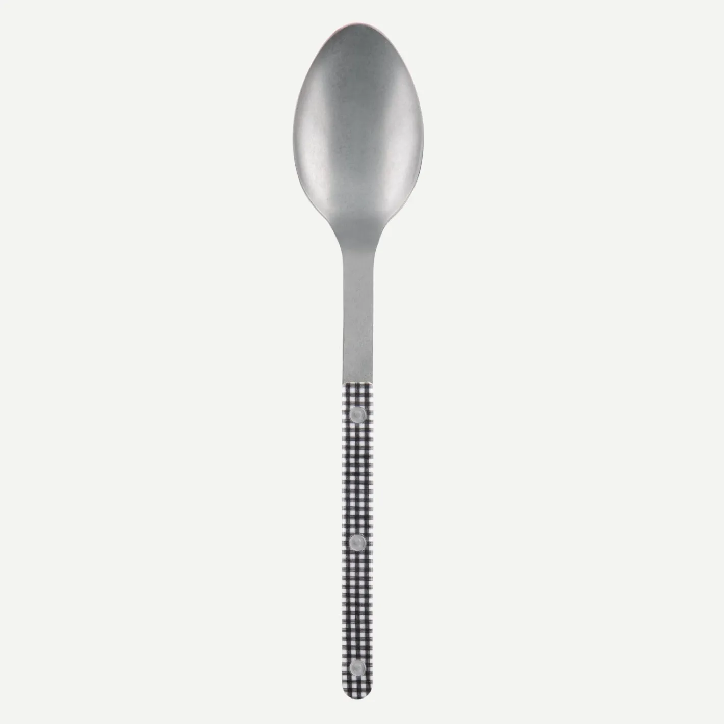 Sabre Paris Bistrot Vintage Gingham, Black | Serving Spoon