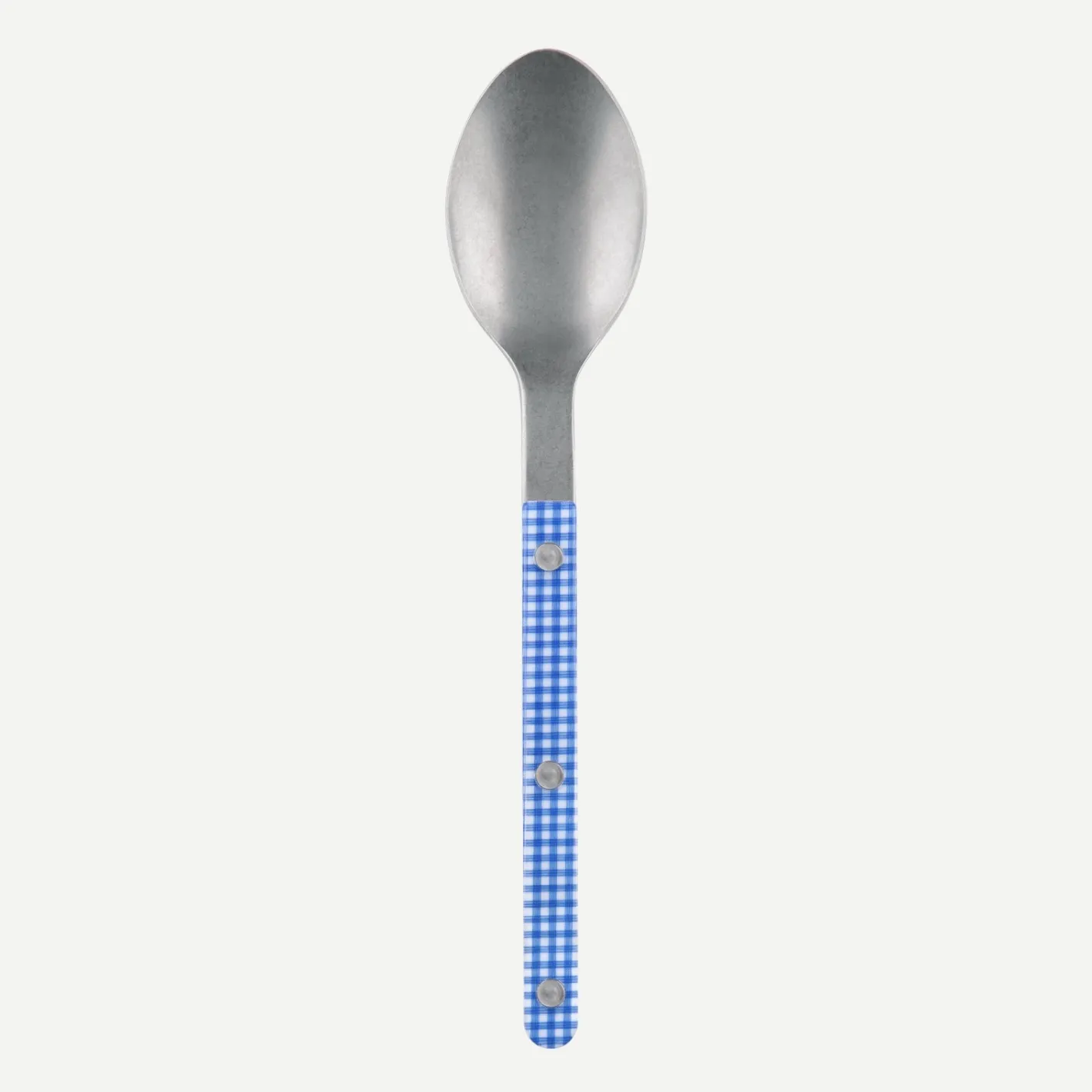 Sabre Paris Bistrot Vintage Gingham, Blue | Soup Spoon