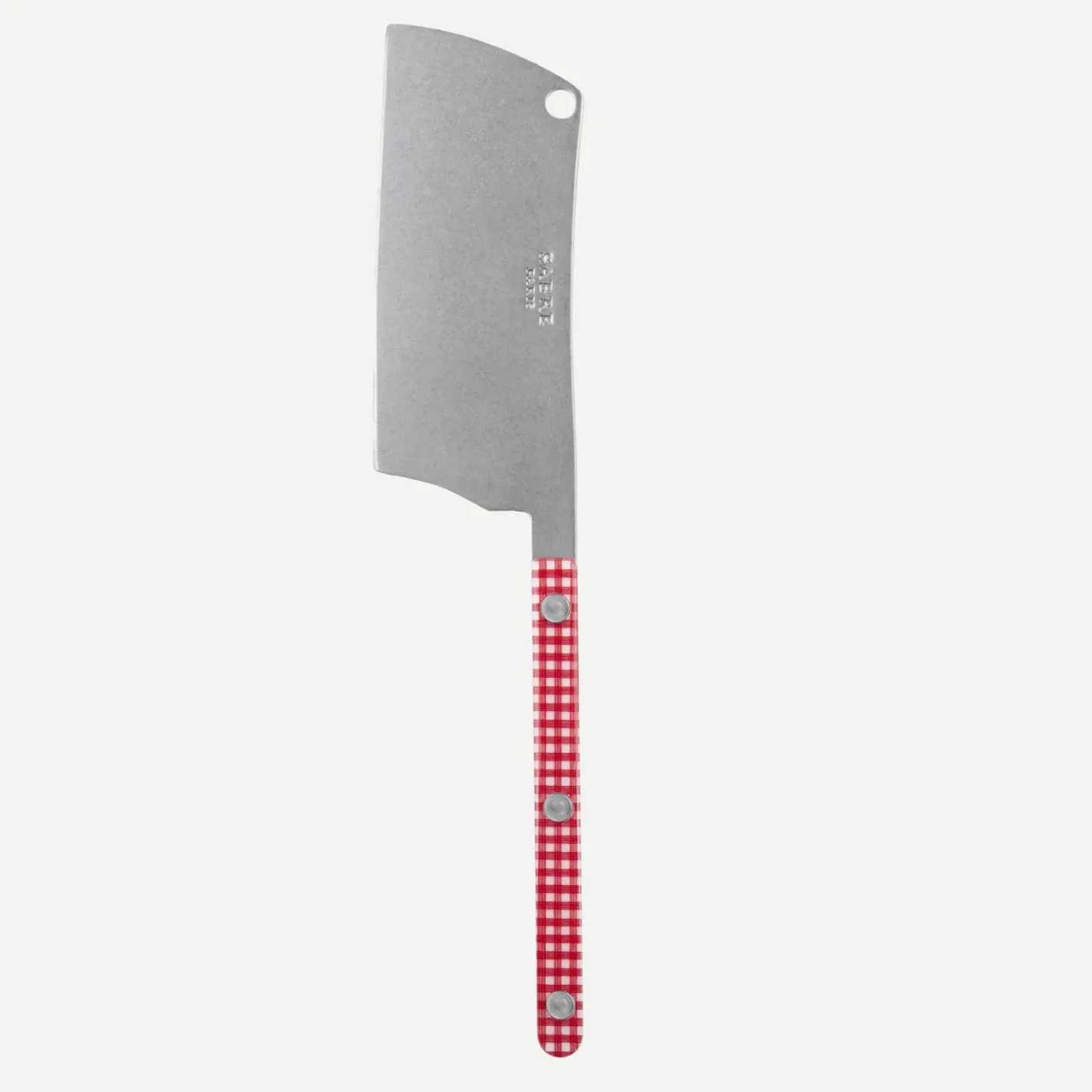Sabre Paris Bistrot Vintage Gingham, Red | Cheese Cleaver