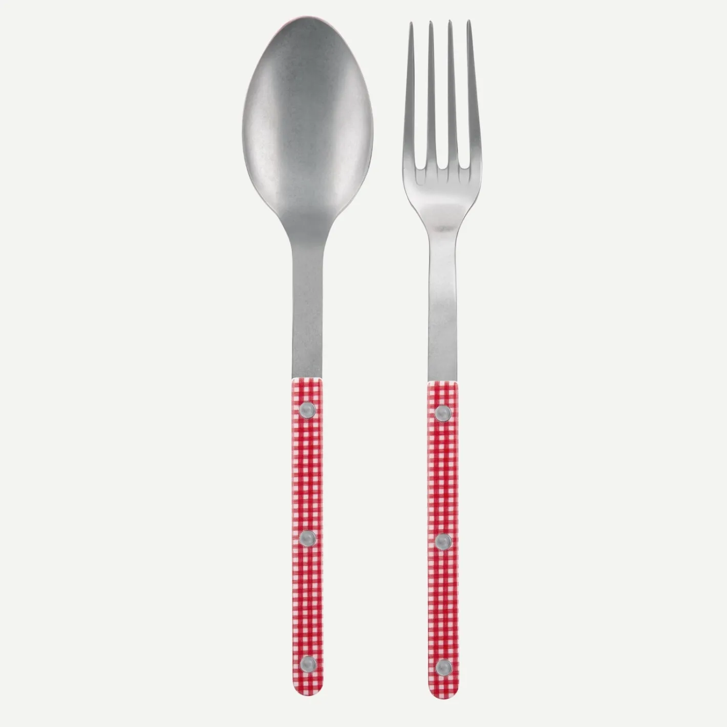 Sabre Paris Bistrot Vintage Gingham, Red | Serving Set